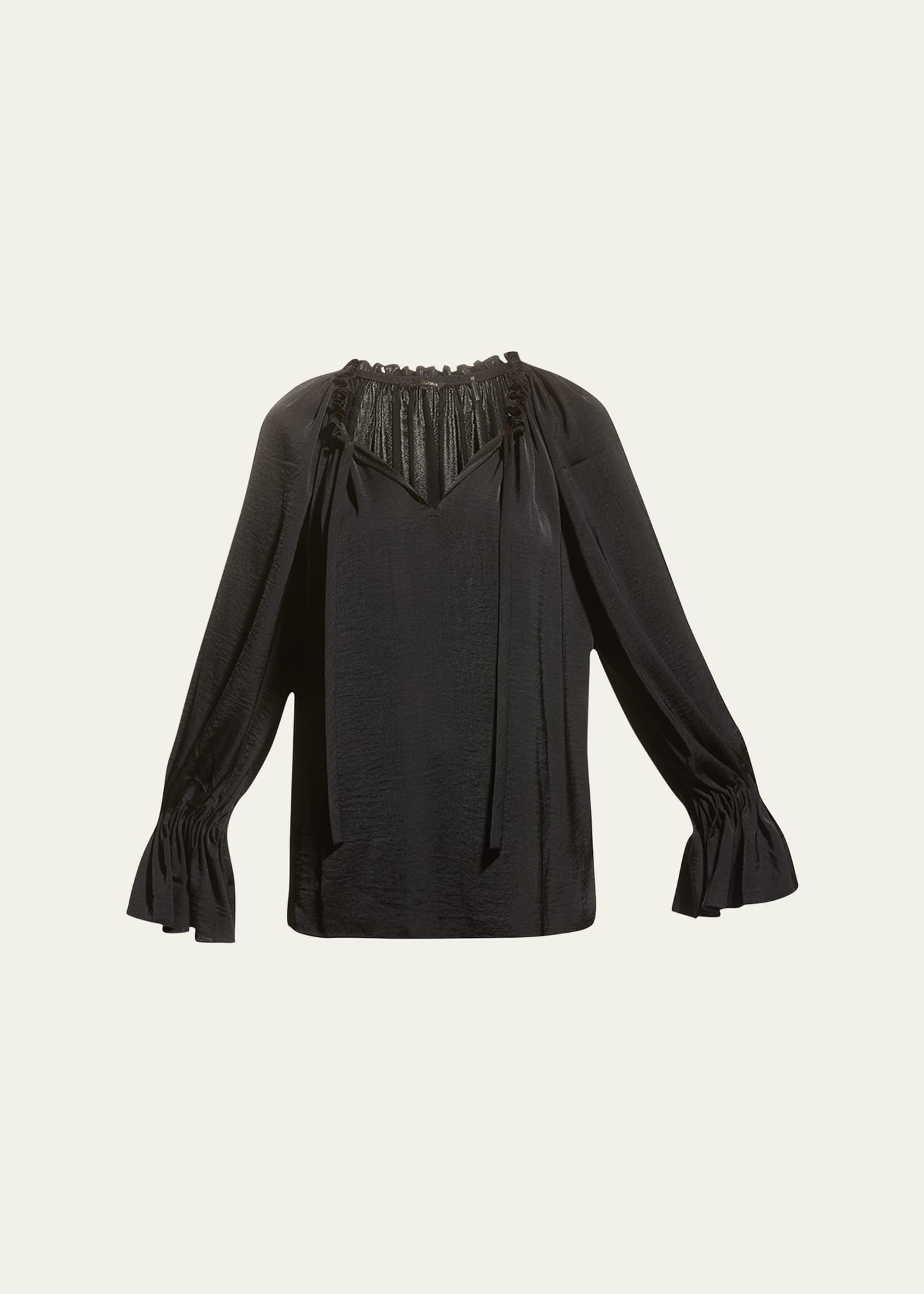 Kobi deals Halperin Small Black Long Sleeve Blouse