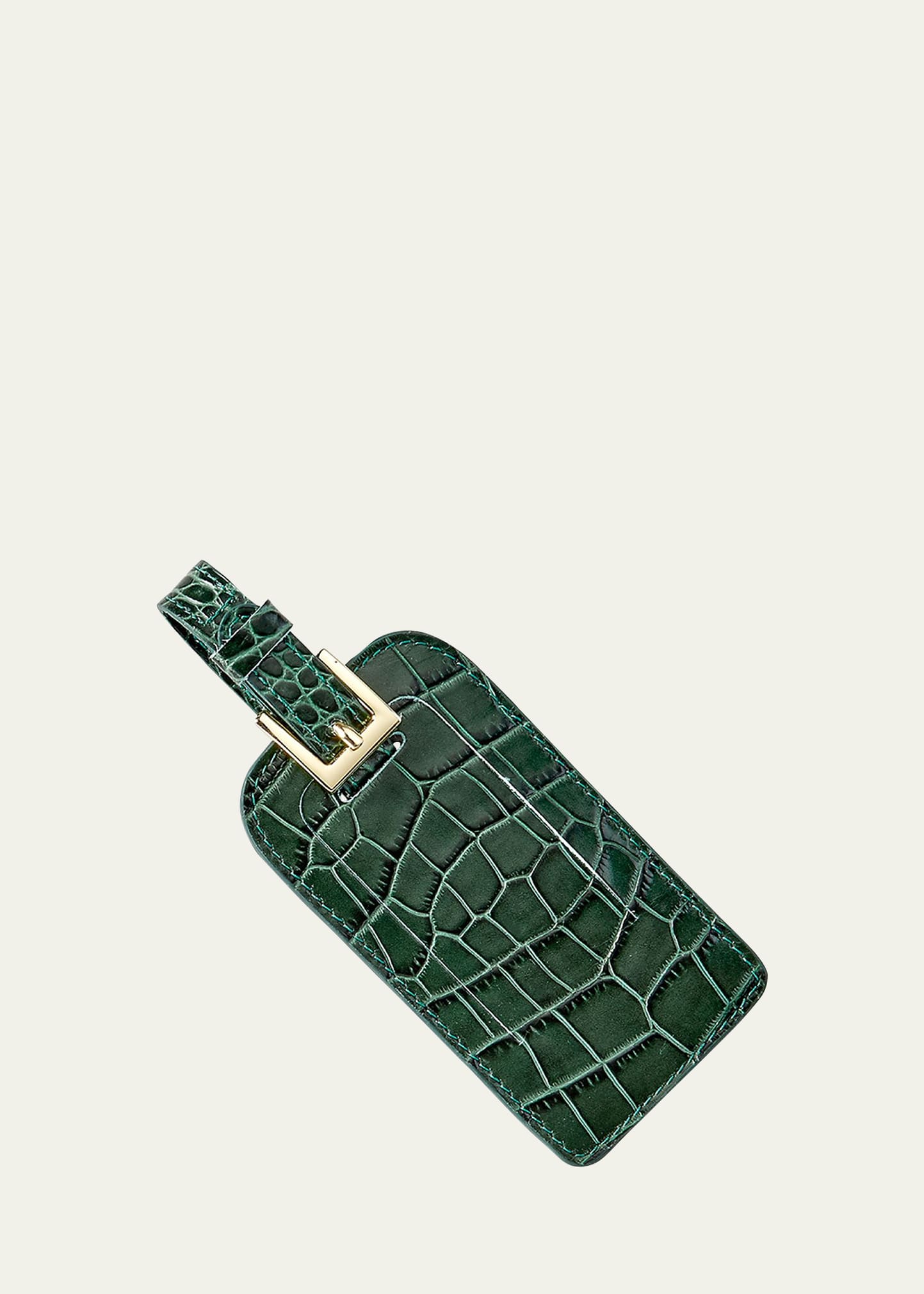 Shop Graphic Image Luggage Tag In Emerald