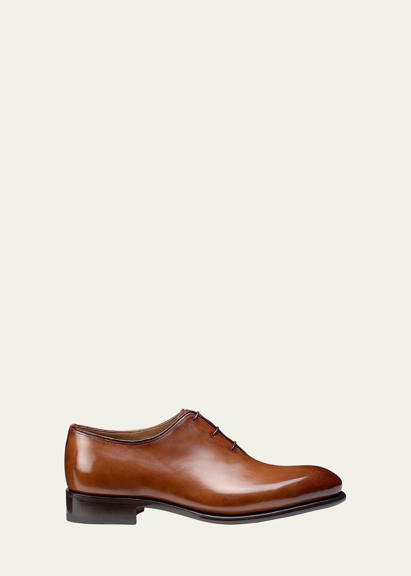 Men's Burnished Leather Dress Oxfords