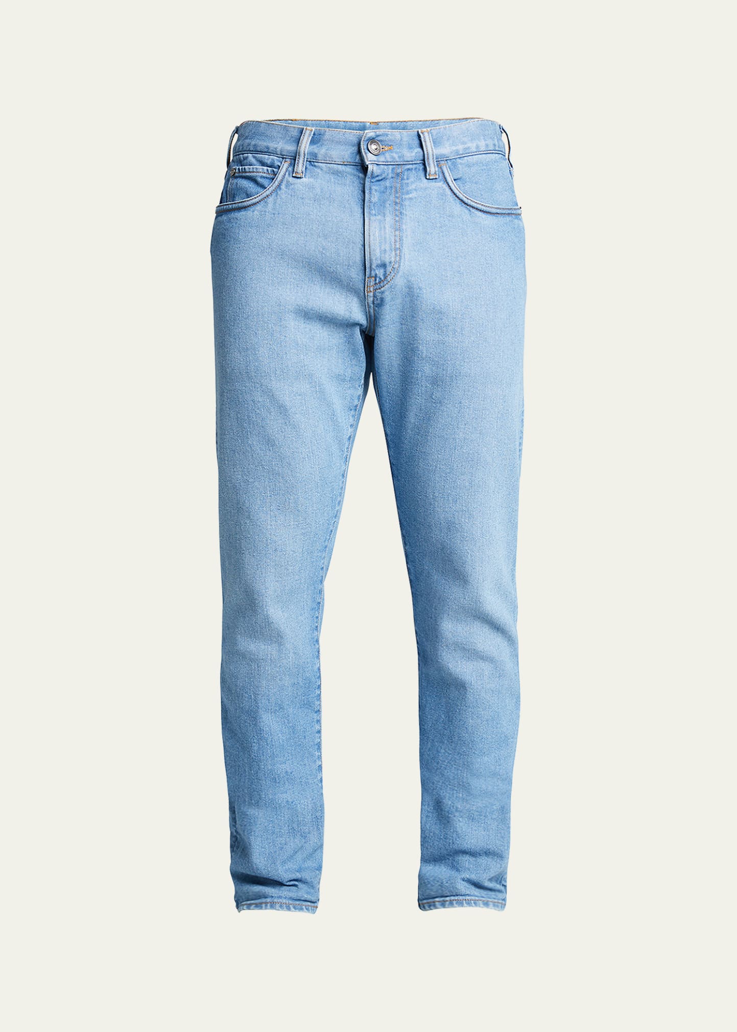 Loro Piana Men's Five-pocket Straight Leg Denim Jeans In W0ni Japanese Blu