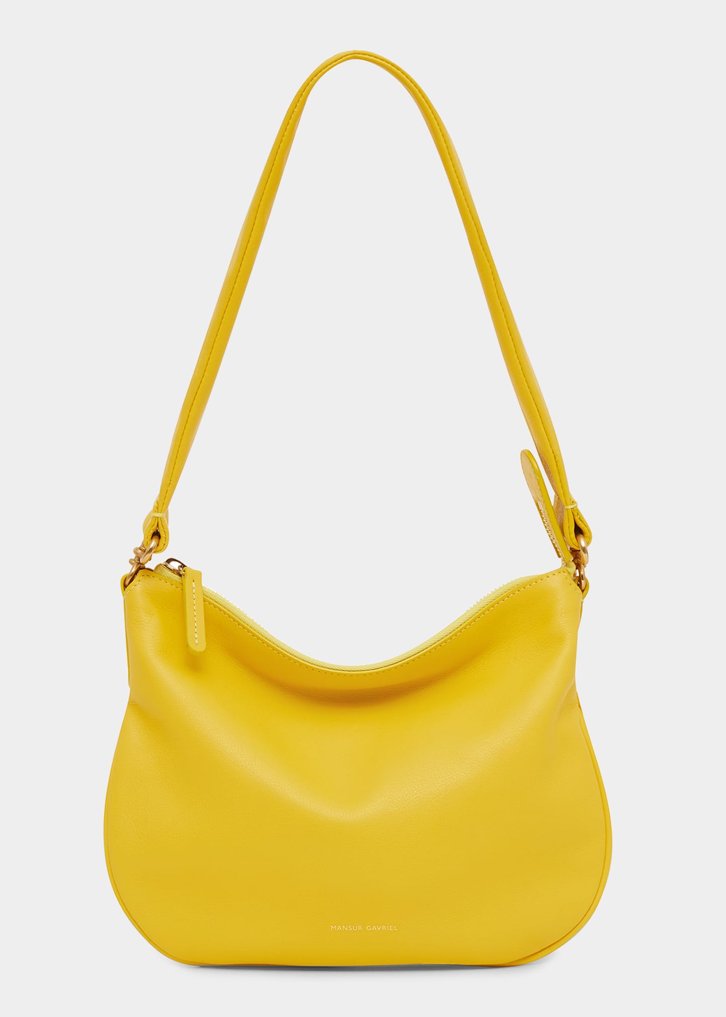 Mansur Gavriel Mini Swing Zip Shoulder Bag In Sunrise