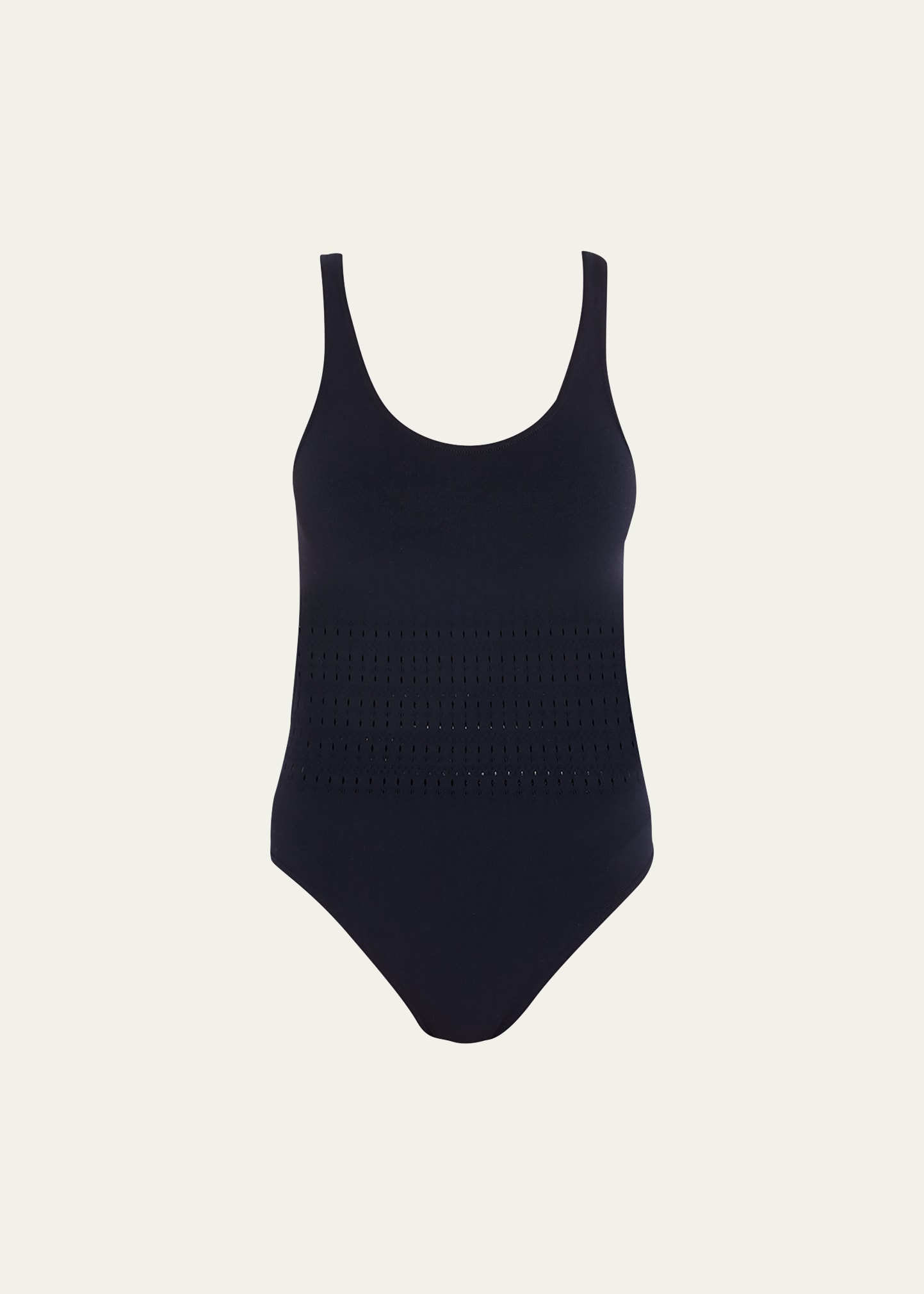 Alaïa Vienne Pattern One-piece Swimsuit In Blu