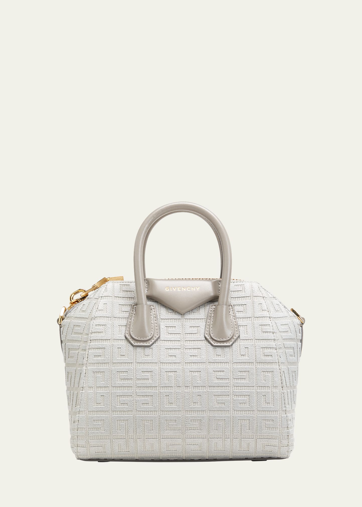 Givenchy Beige Mini Antigona Bag in Natural