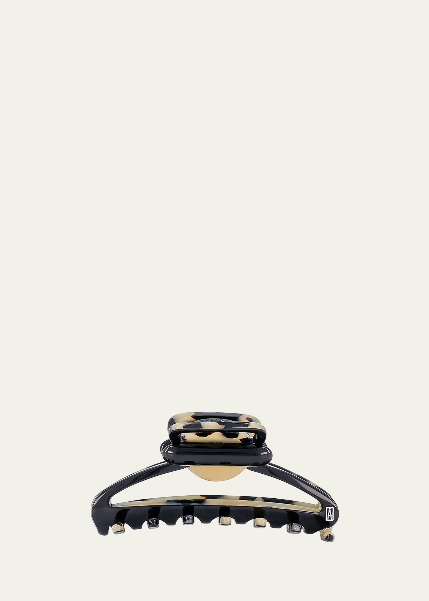 Alexandre De Paris Small Jaw Hair Clip In Tortoise