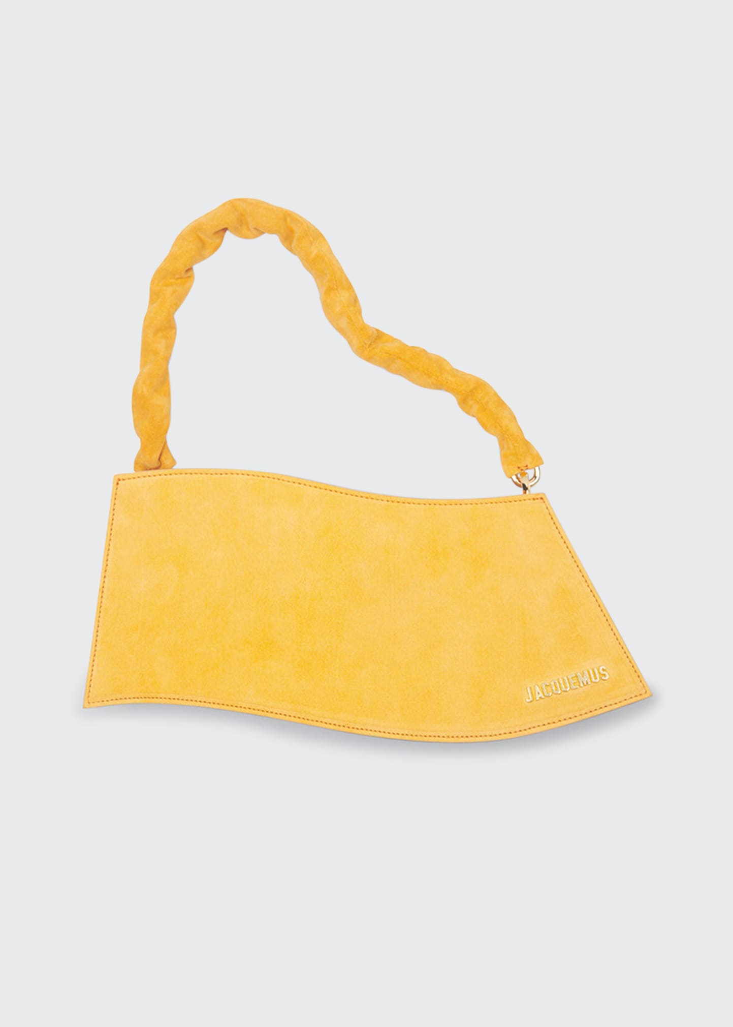 Jacquemus La Vague Orange in Leather with Gold-tone - US