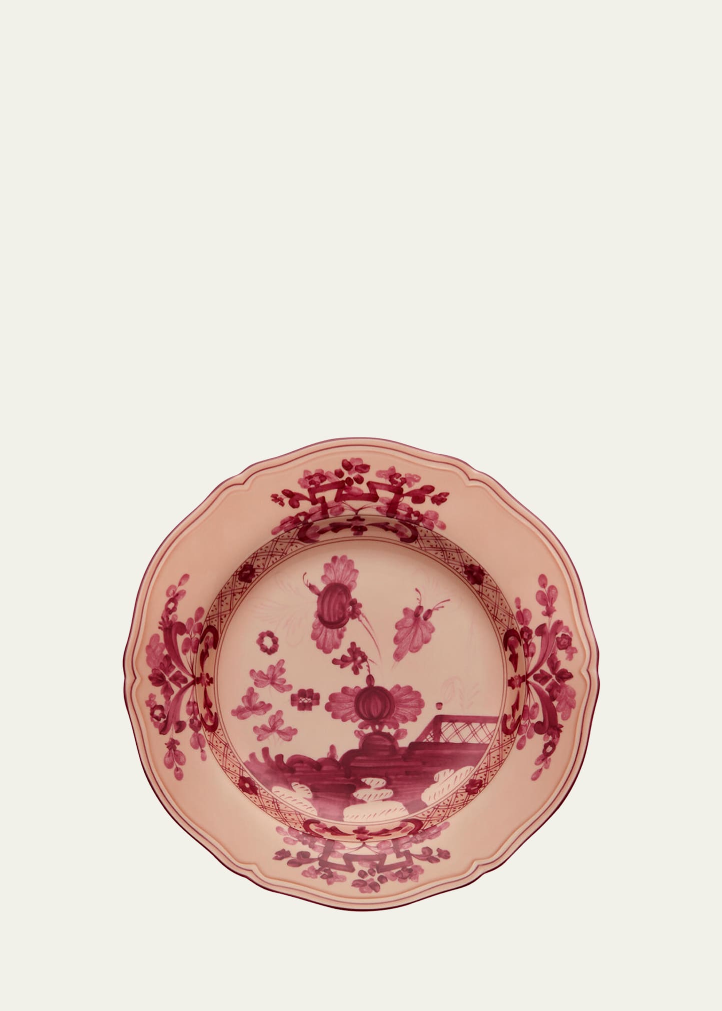 Ginori 1735 Oriente Italiano Charger Plate In Pink
