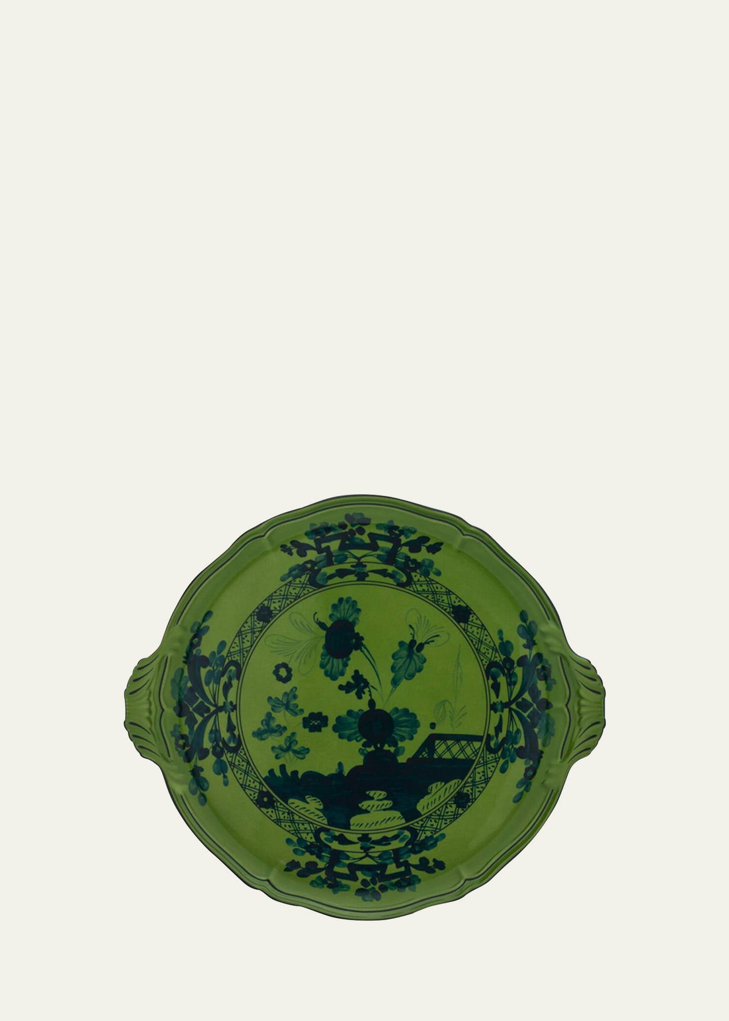 Ginori Antico Doccia Round Cake Plate
