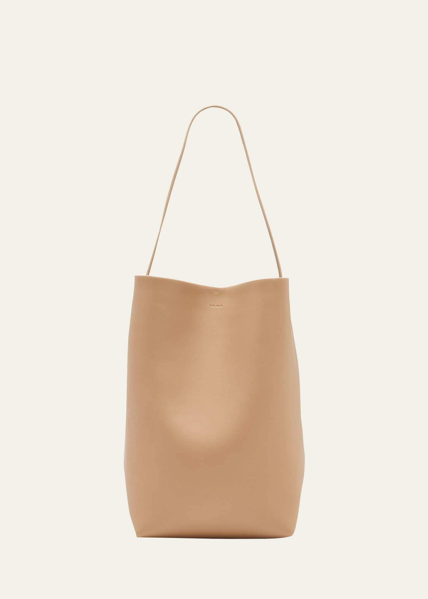 The Row Park Large North-south Tote Bag In Sand