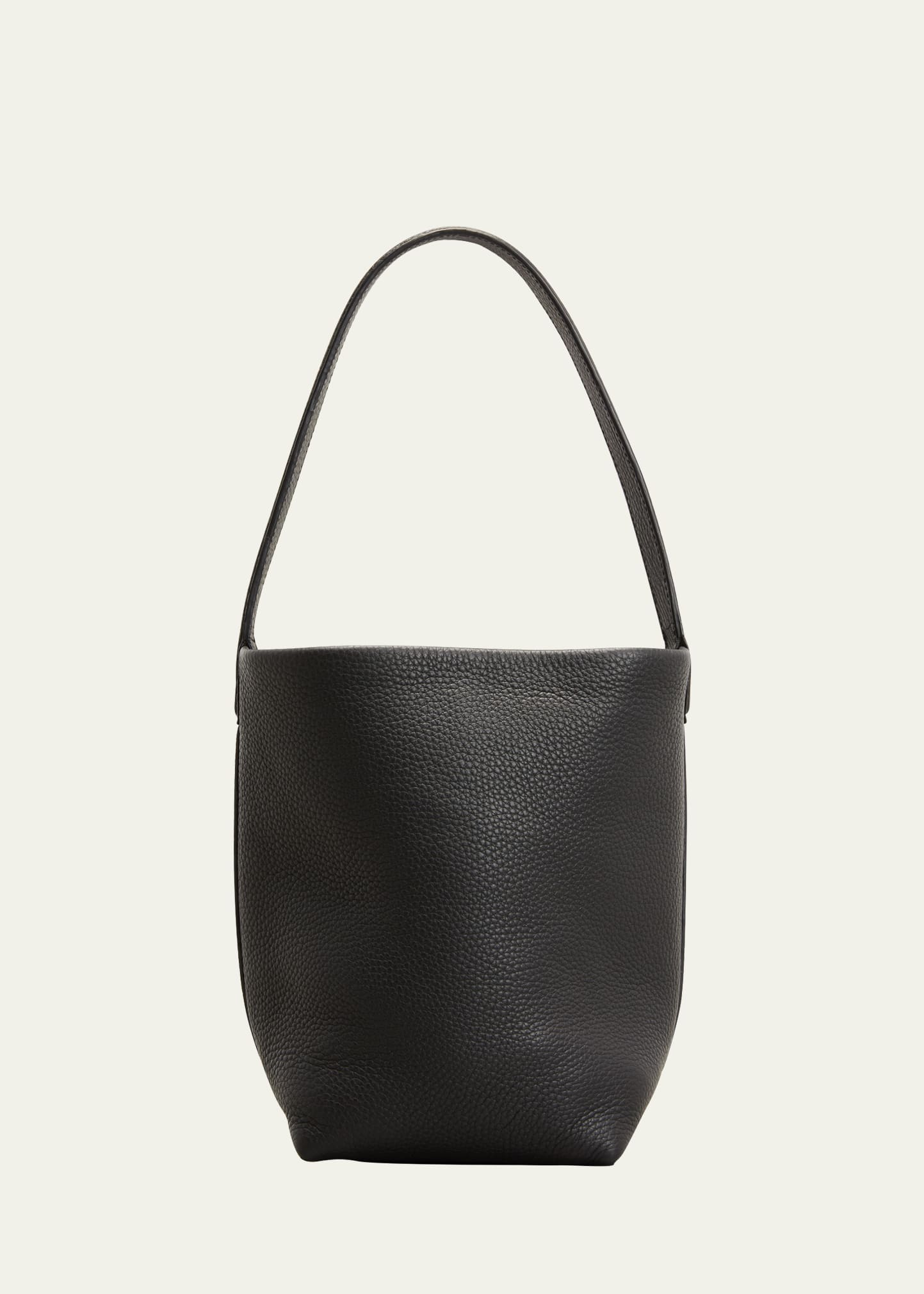 The Row Park Small North-south Tote Bag In Blpl Black Pld