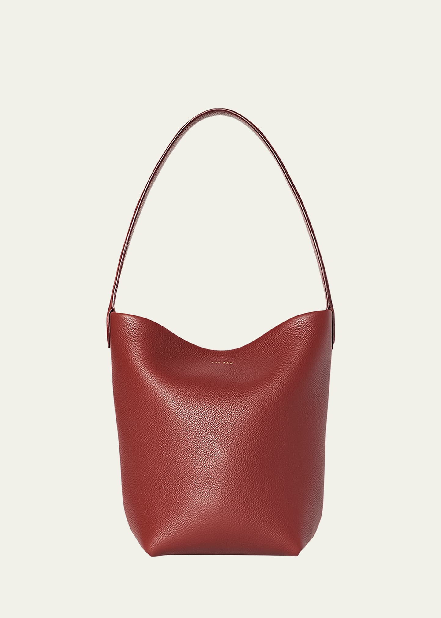 The Row Park Small North-south Tote Bag In Terracotta Shg