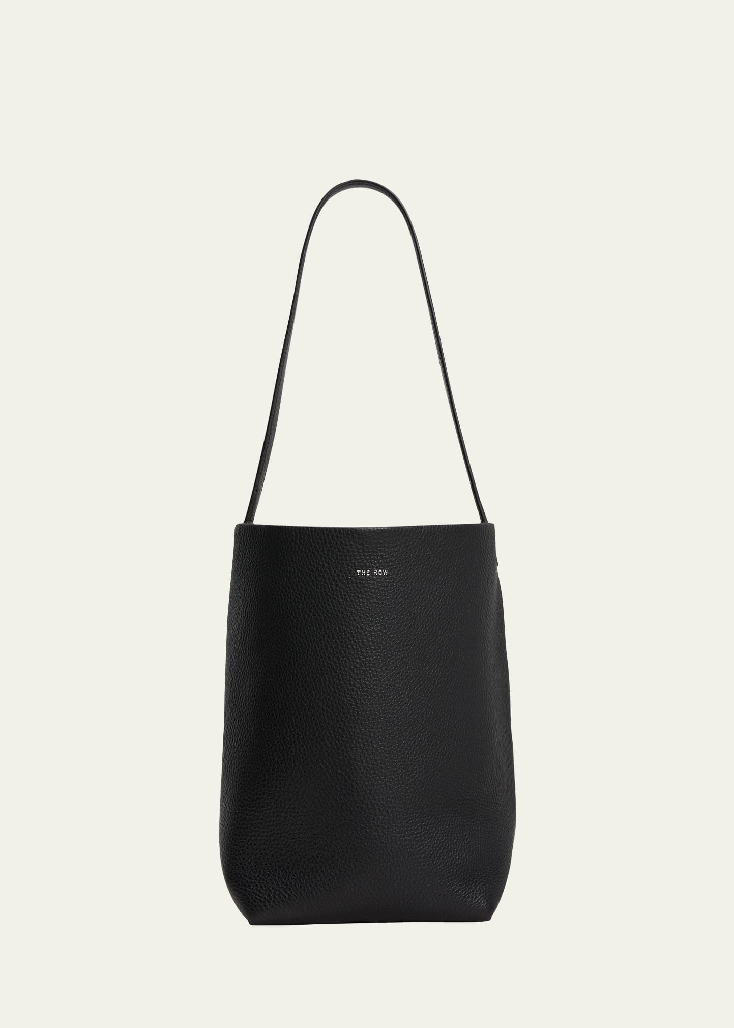 The Row Park Medium North-south Tote Bag In Black | ModeSens