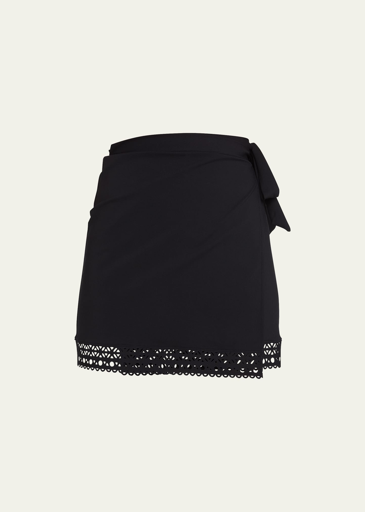 Cutout Mini Pareo Wrap Skirt