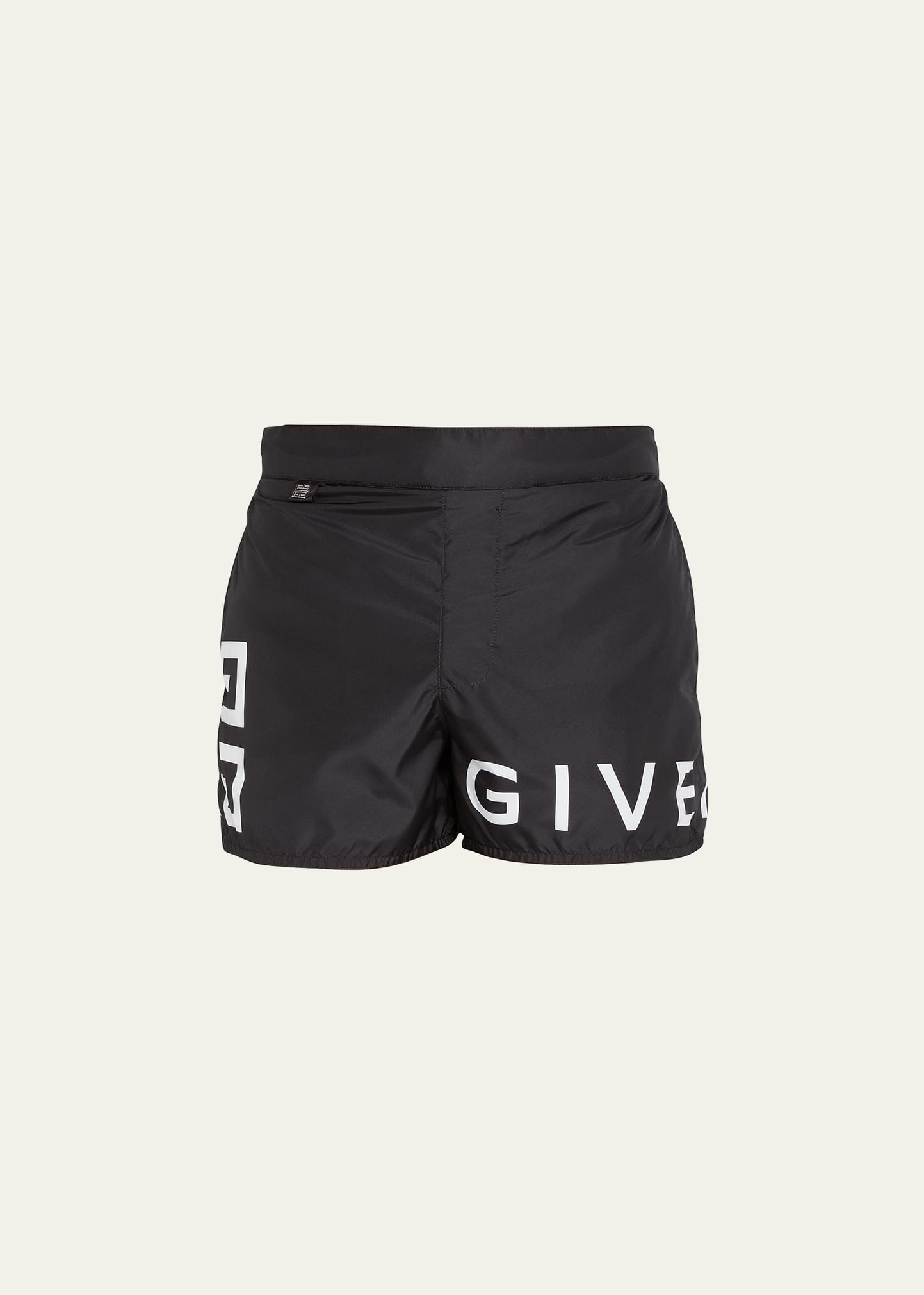 Givenchy Men's 4g Jacquard Swim Shorts In Black