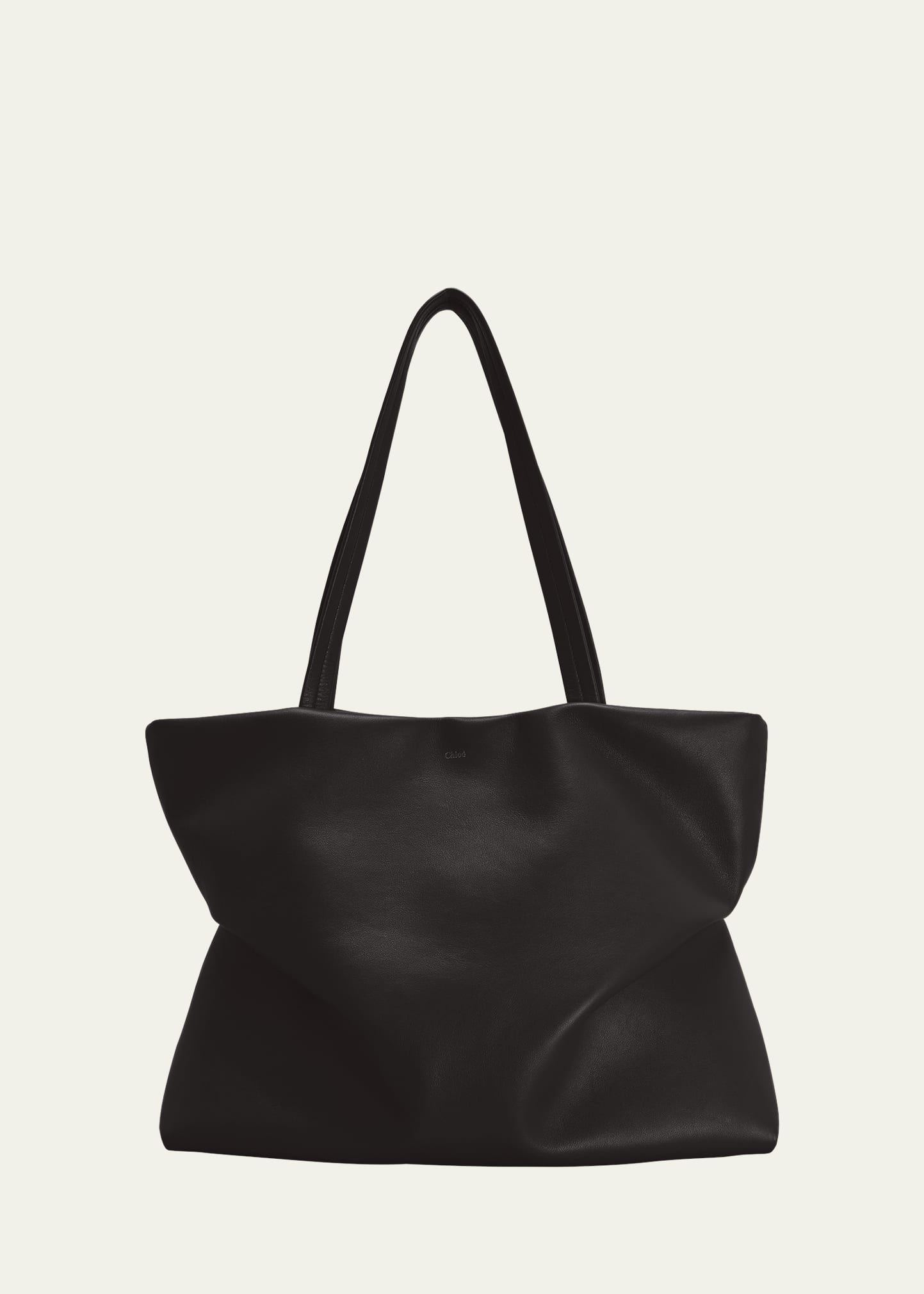 Chloé Judy Calfskin Tote Bag In 275 Soft Tan | ModeSens