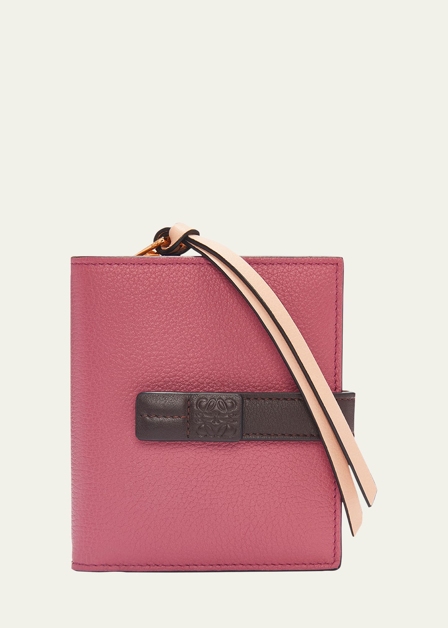 Loewe Bifold Leather Compact Wallet | Smart Closet