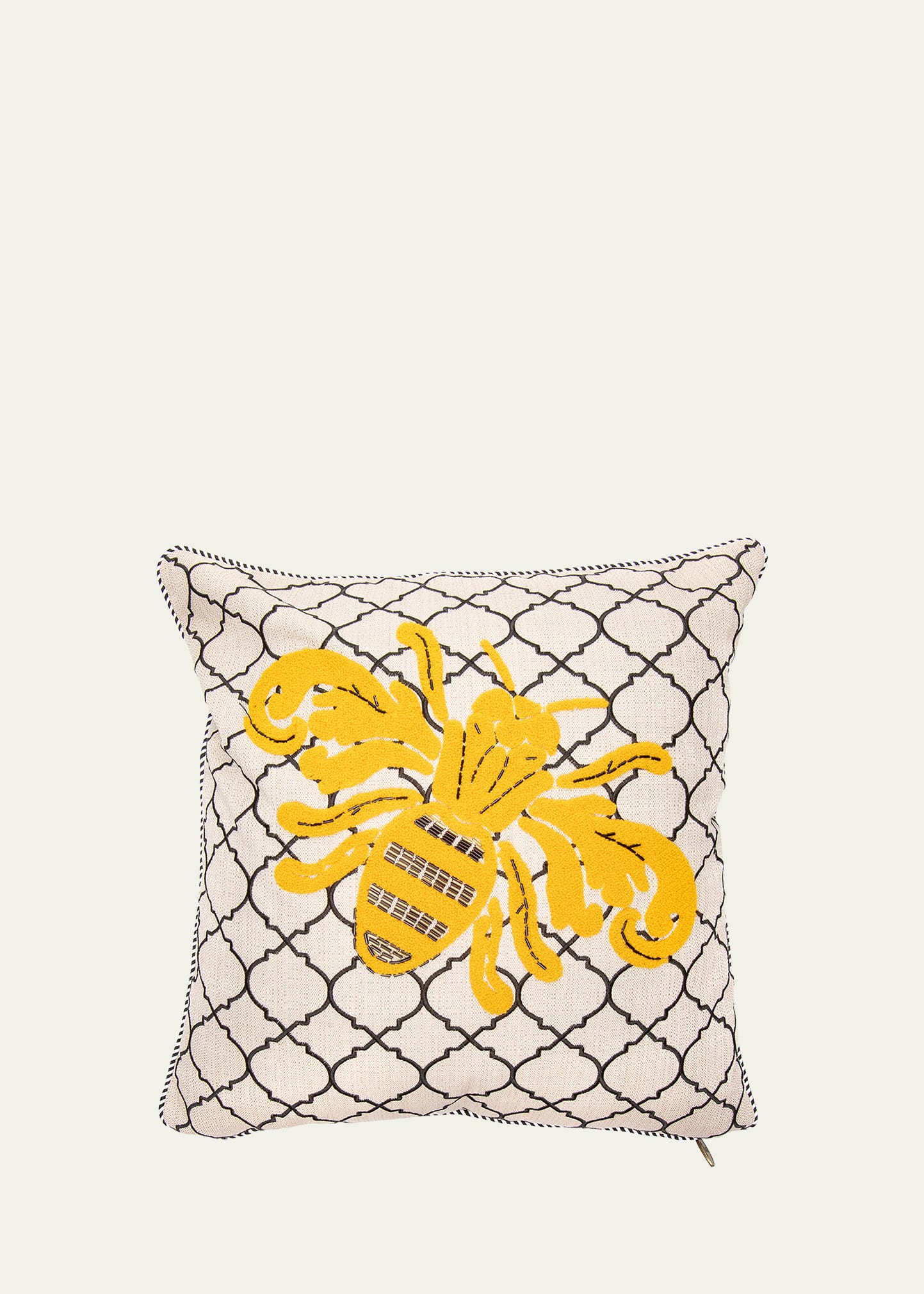 MacKenzie-Childs Queen Bee Outdoor Pillow