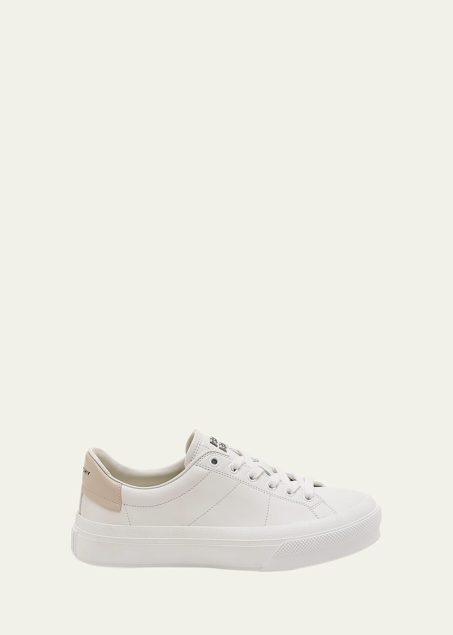 Givenchy City Sport Bicolor Low-top Sneakers In Whitebeige