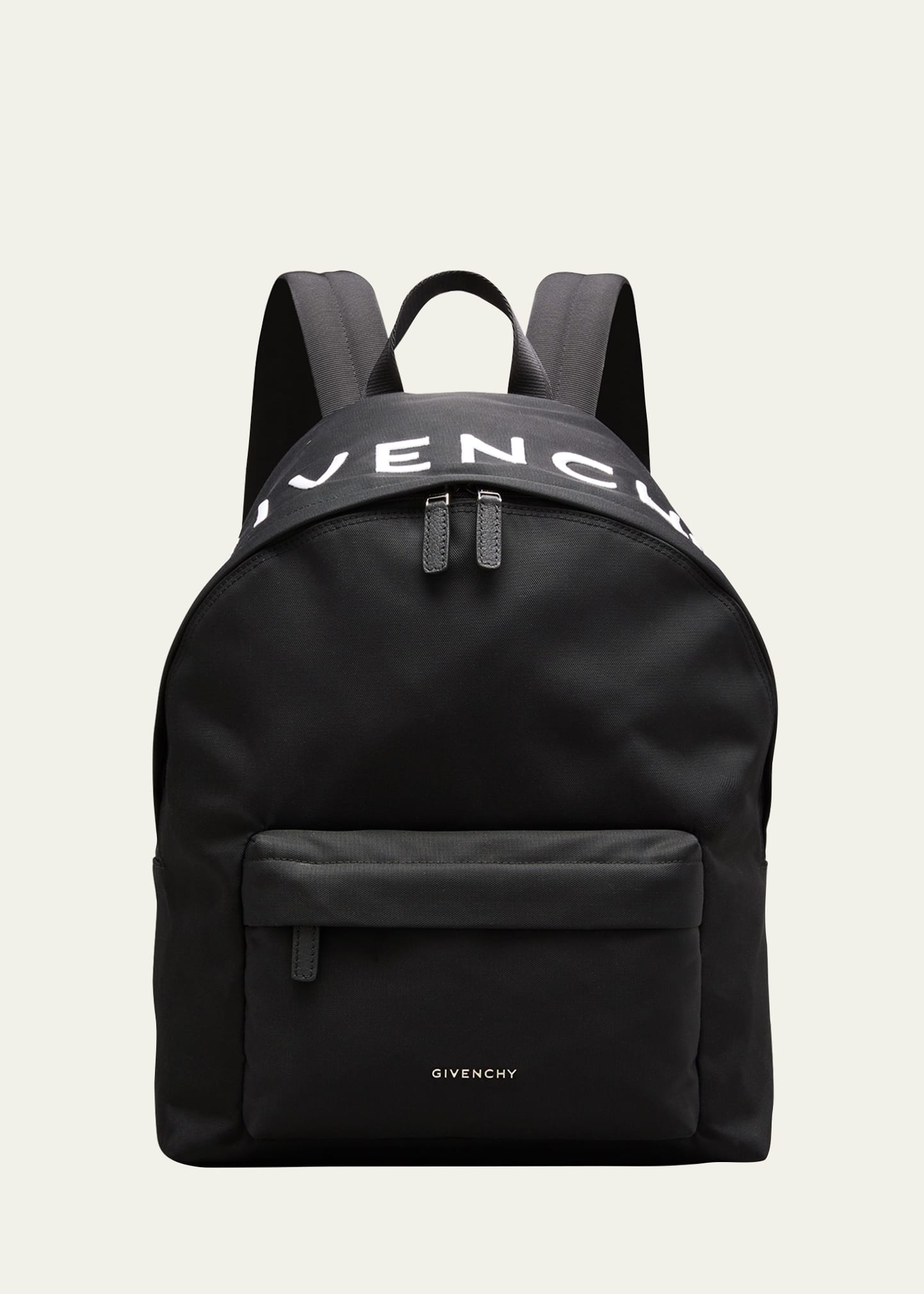 Shop Givenchy Men's Essential U Logo Backpack In Black