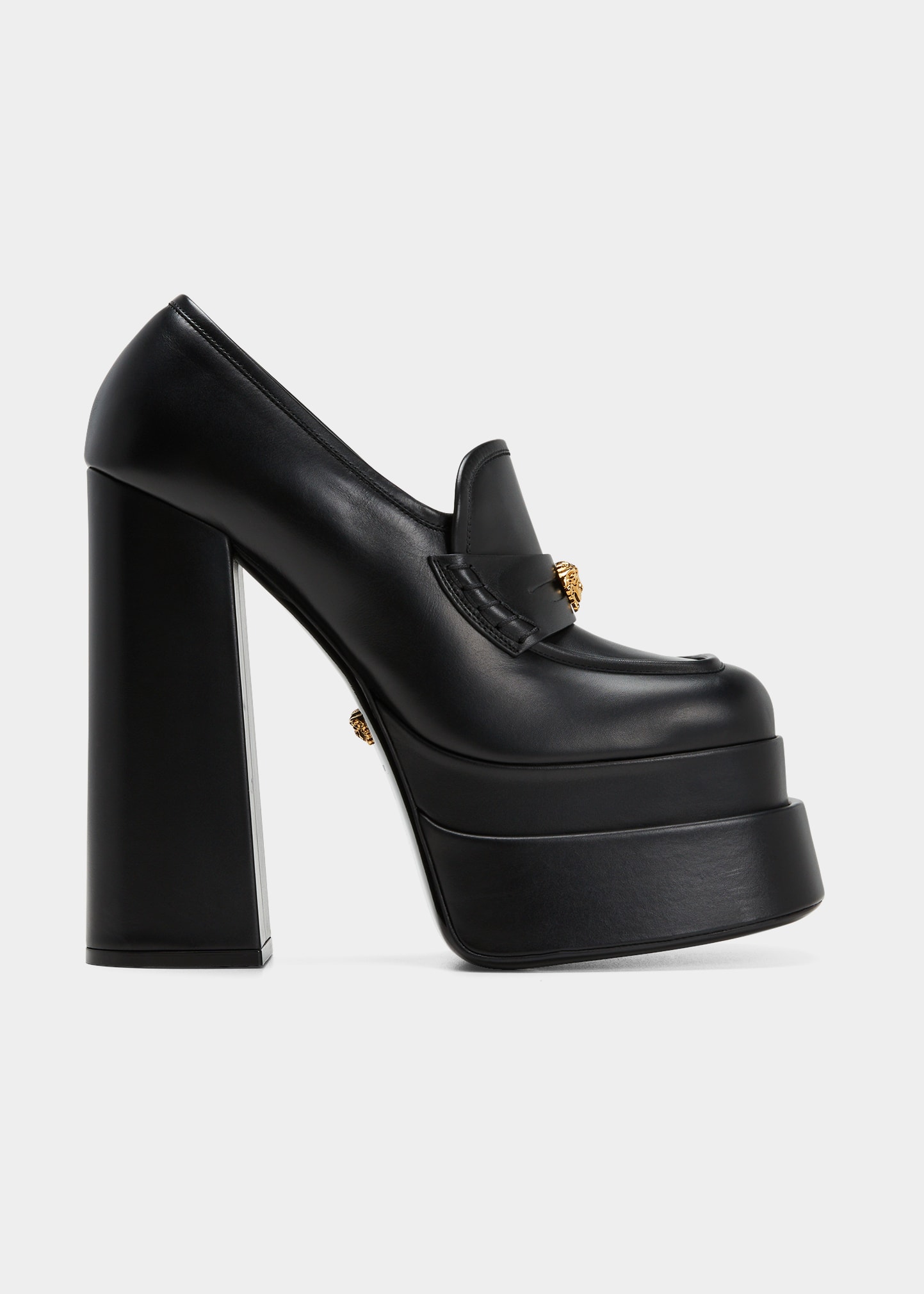 Versace Aevitas Platform Loafers