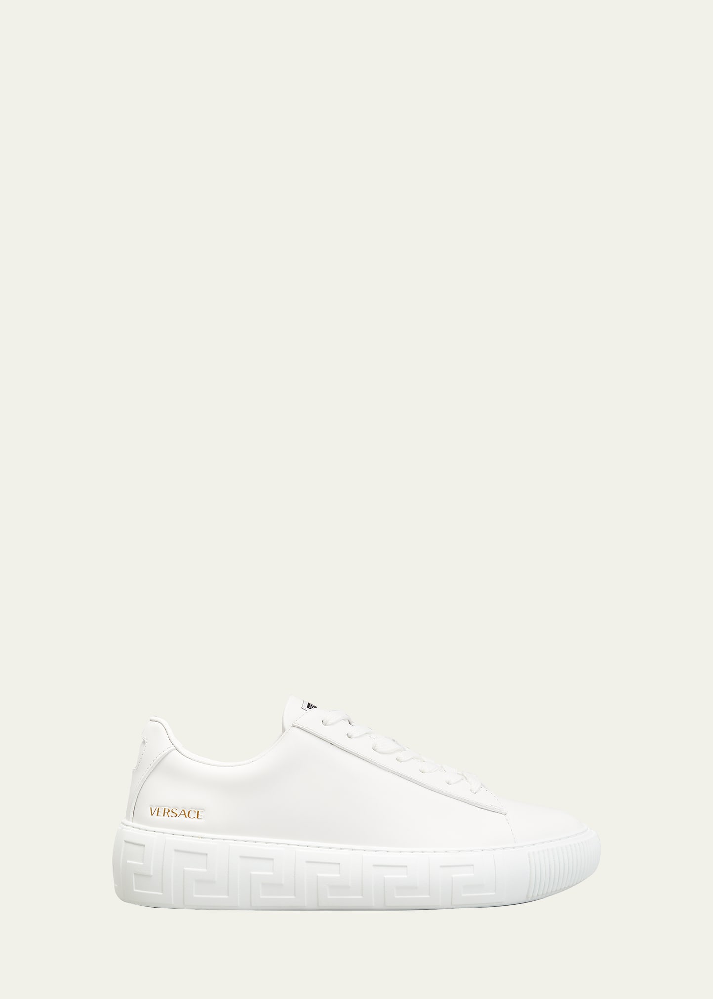 Versace Leather Low-Top Classic Sneakers