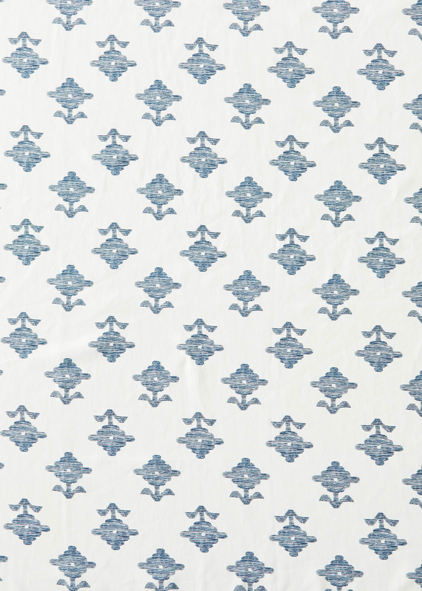 Matouk Schumacher Rubia Round Tablecloth, 90" In Navy