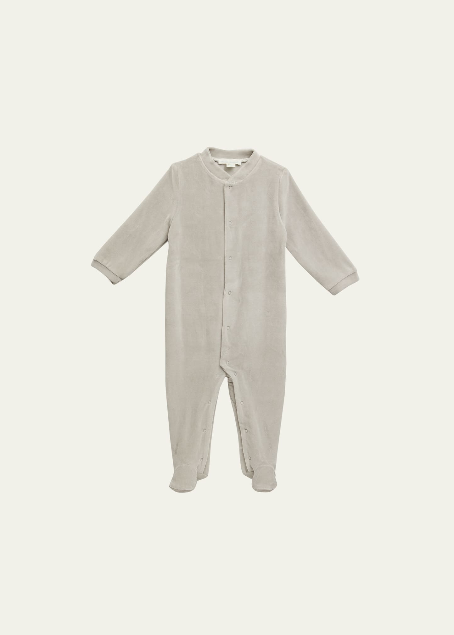 Girl's Velour Golden Angel Wing Footie Pajamas, Size Newborn-18M