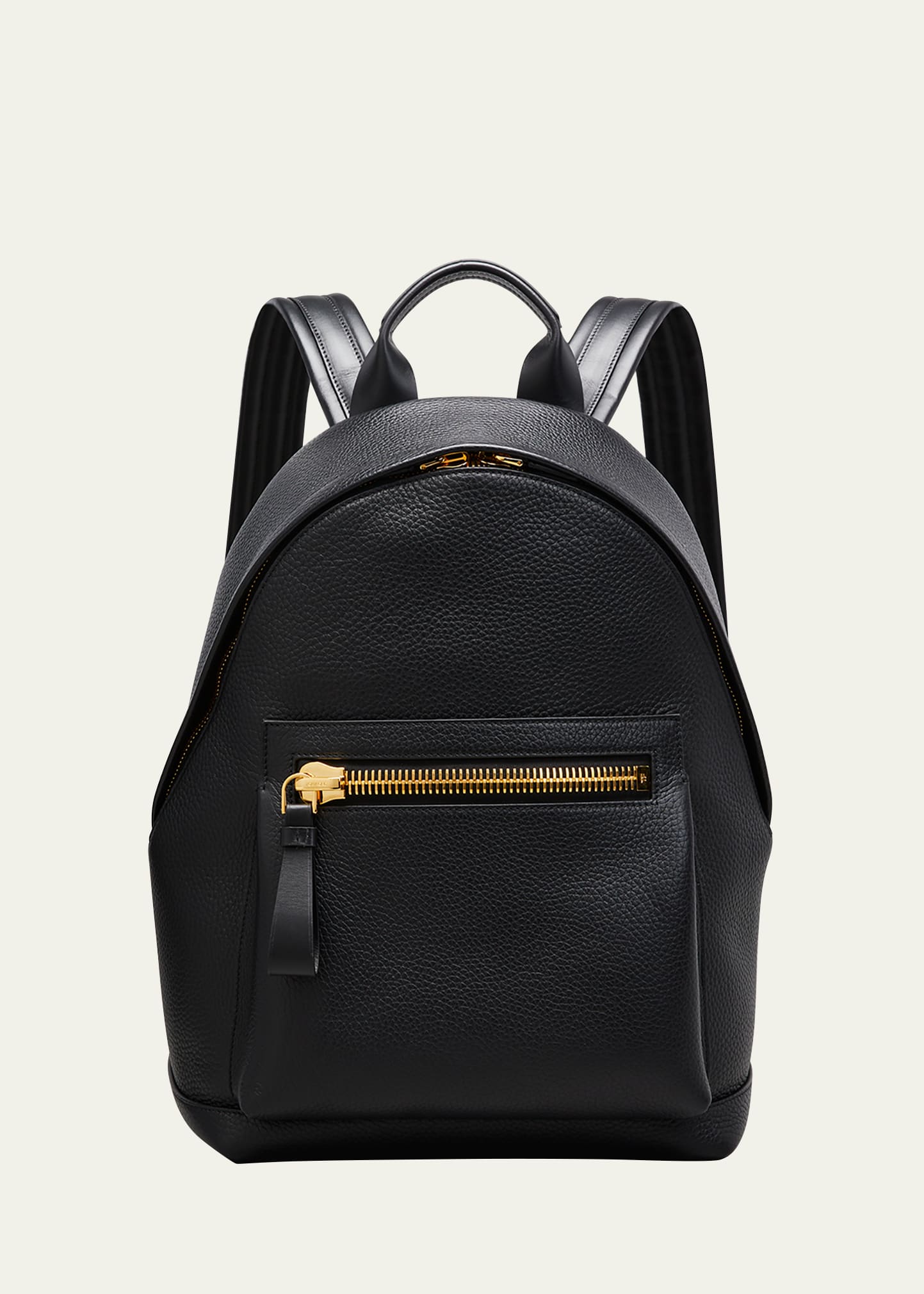 Tom Ford Buckley Pebble-grain Leather Backpack In Blue