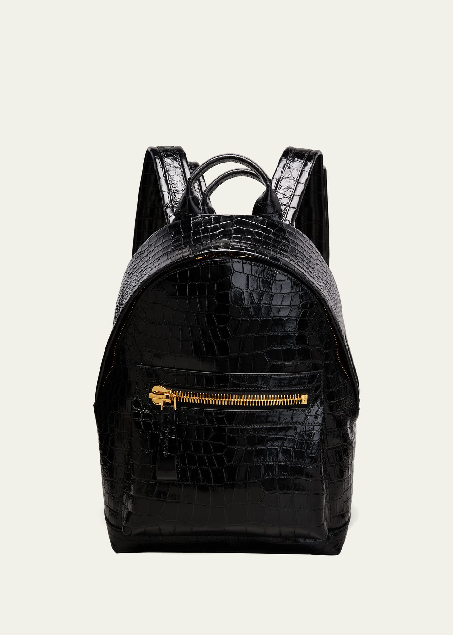 Tom Ford Men's Buckley Alligator Backpack In Black