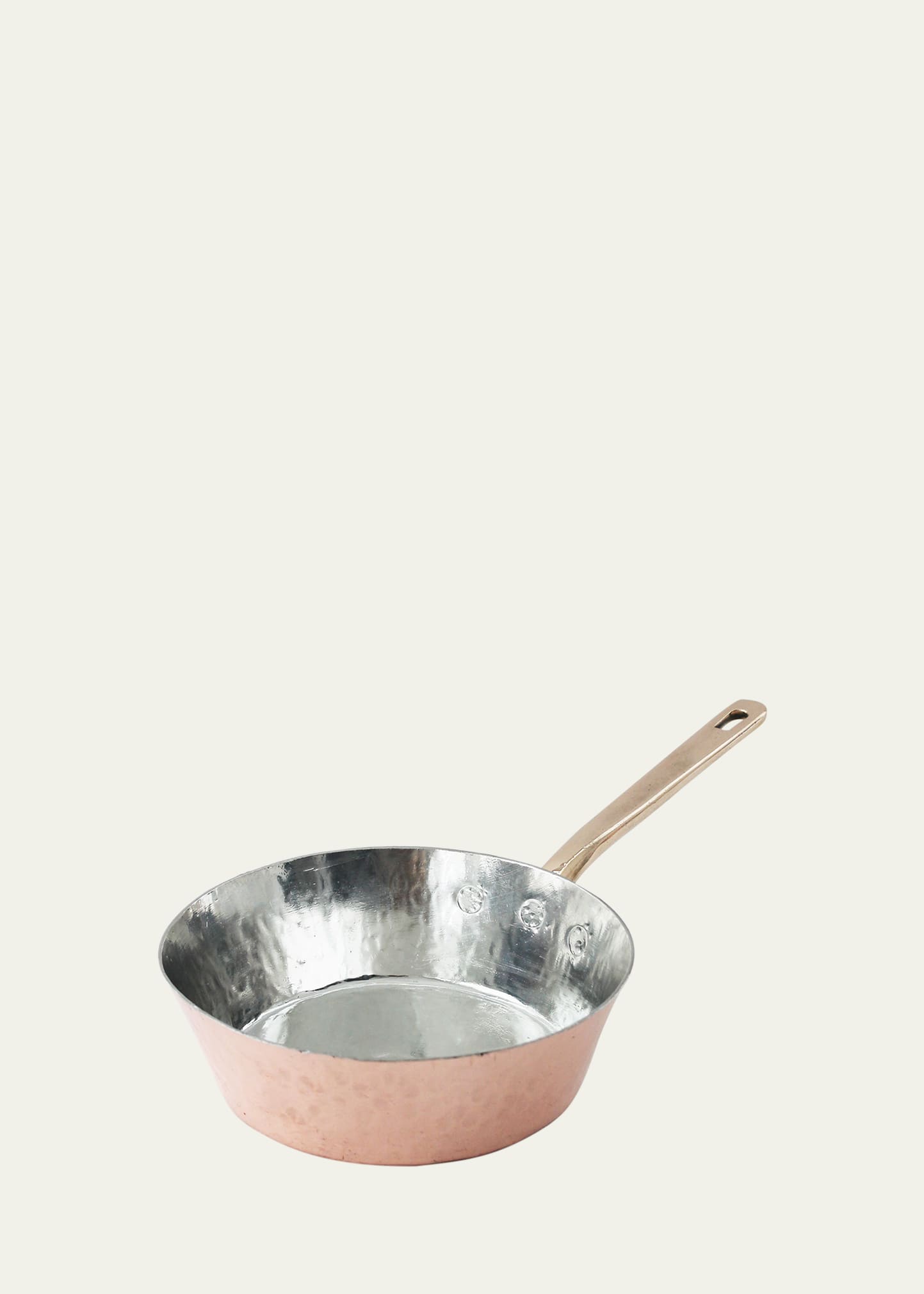 Shop Coppermill Kitchen Antique French Splayed Saute Pan, Late 19th Century In Copper