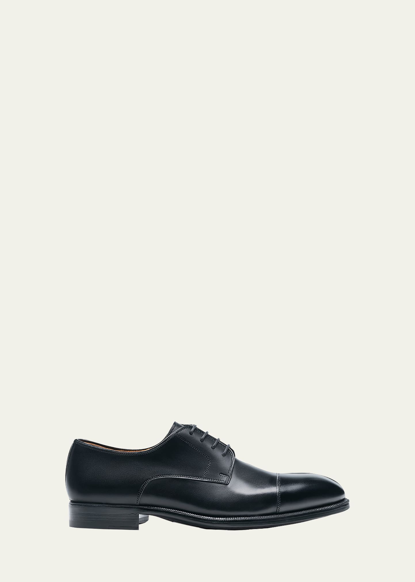 Men's Harlan Rubber Sole Leather Derby Shoes