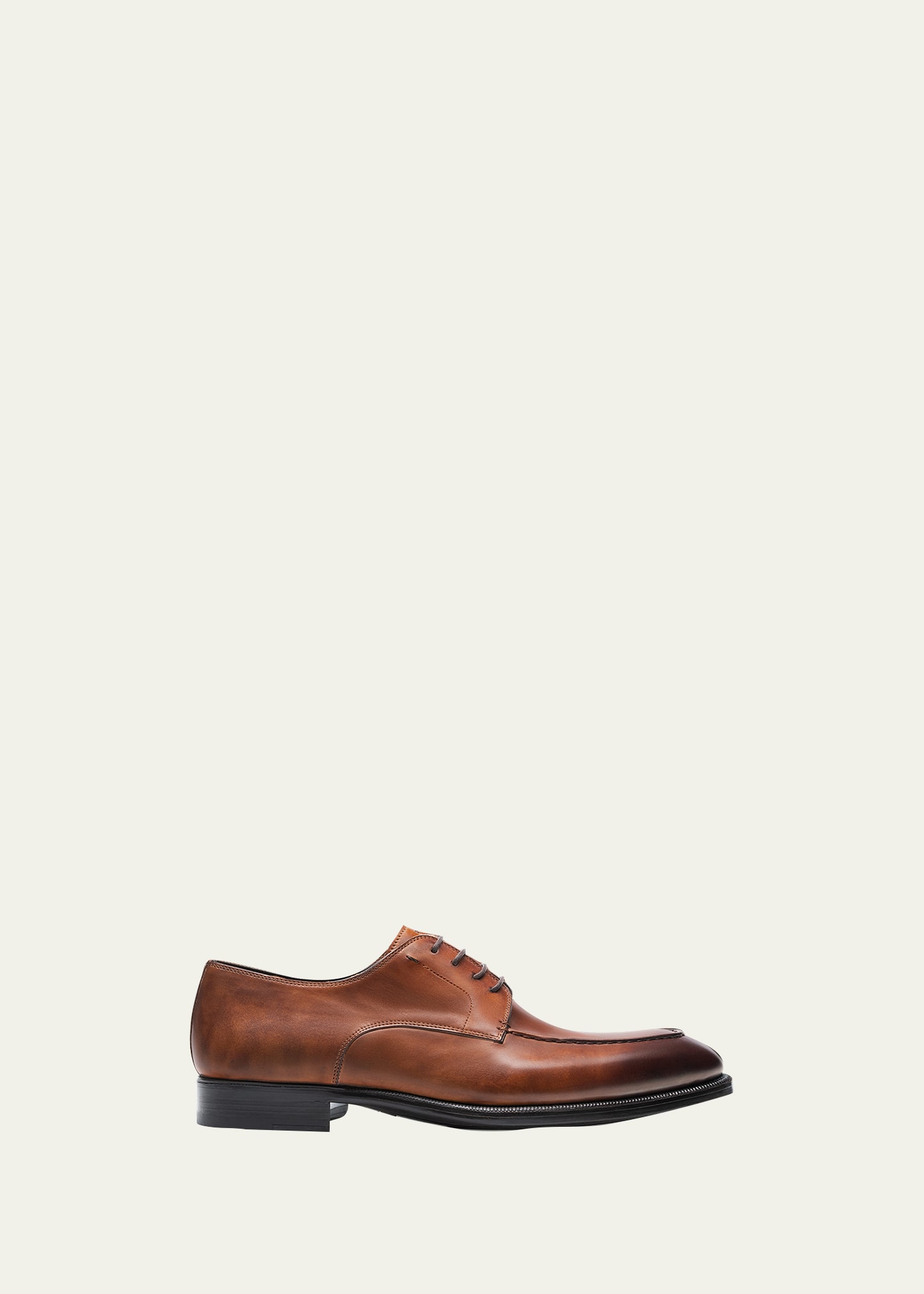 Men's Alva Rubber Sole Leather Derby Shoes