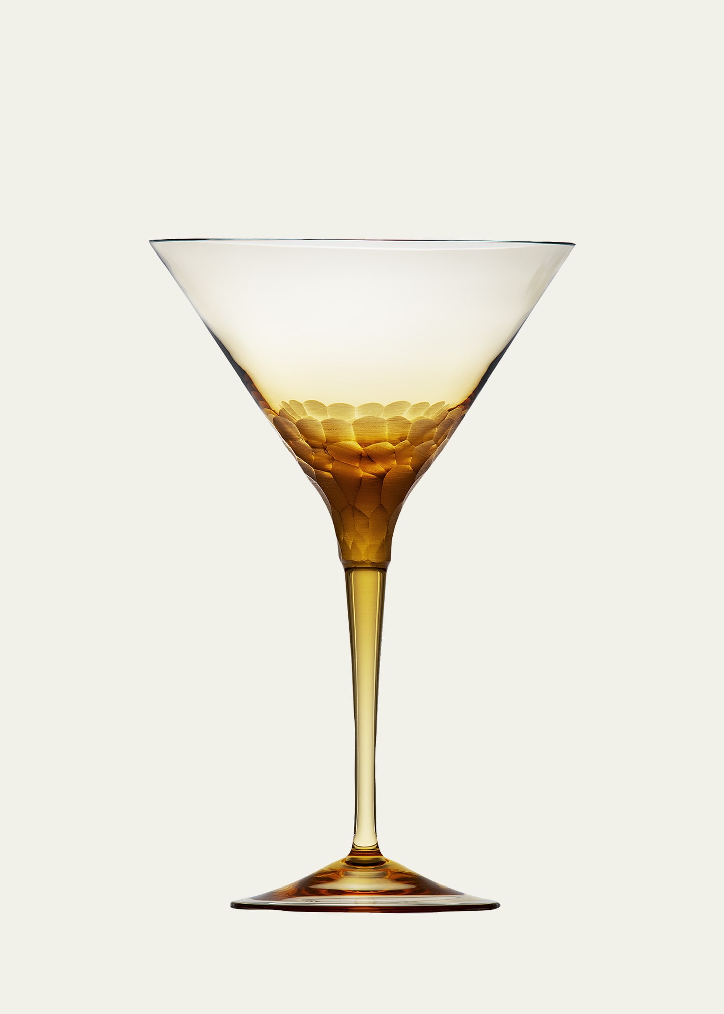 Moser Pebbles Martini Glass, 8.8 Oz. In Yellow
