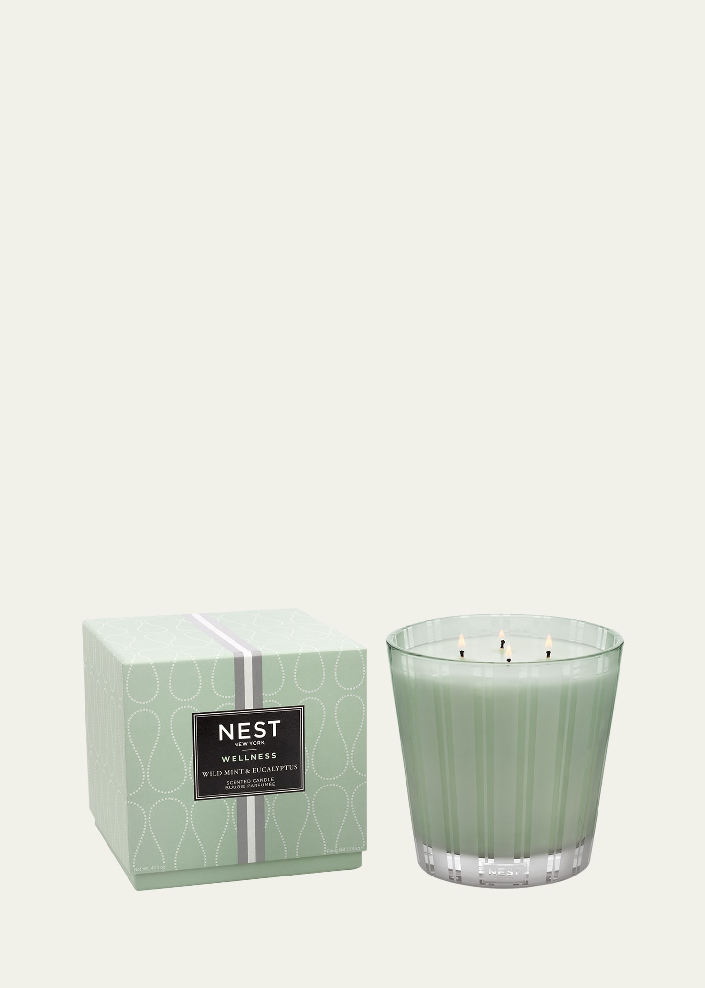Shop Nest New York 43.7 Oz. Wild Mint & Eucalyptus Luxury Candle