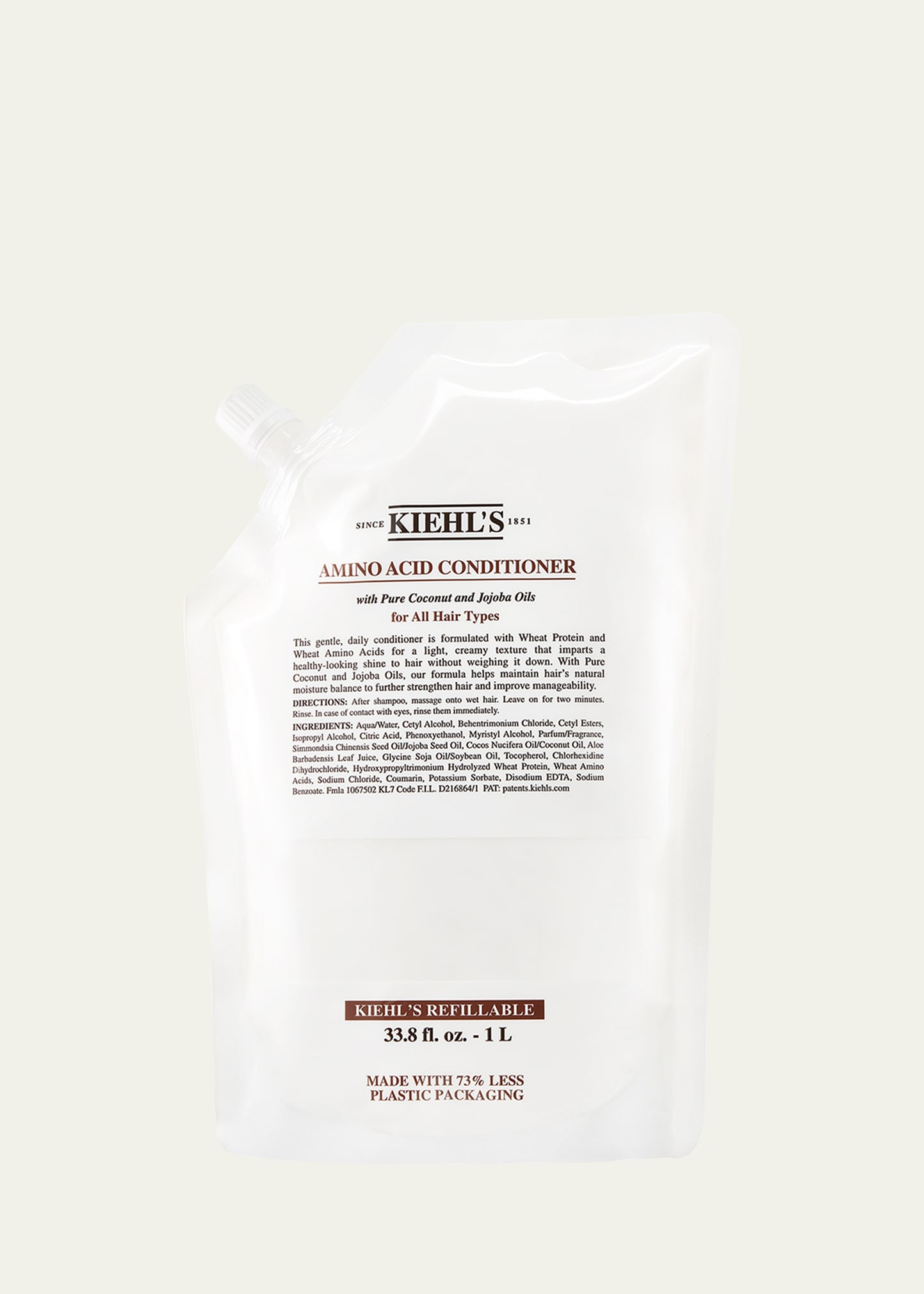 33.8 oz. (1L) Amino Acid Conditioner Refill Pouch