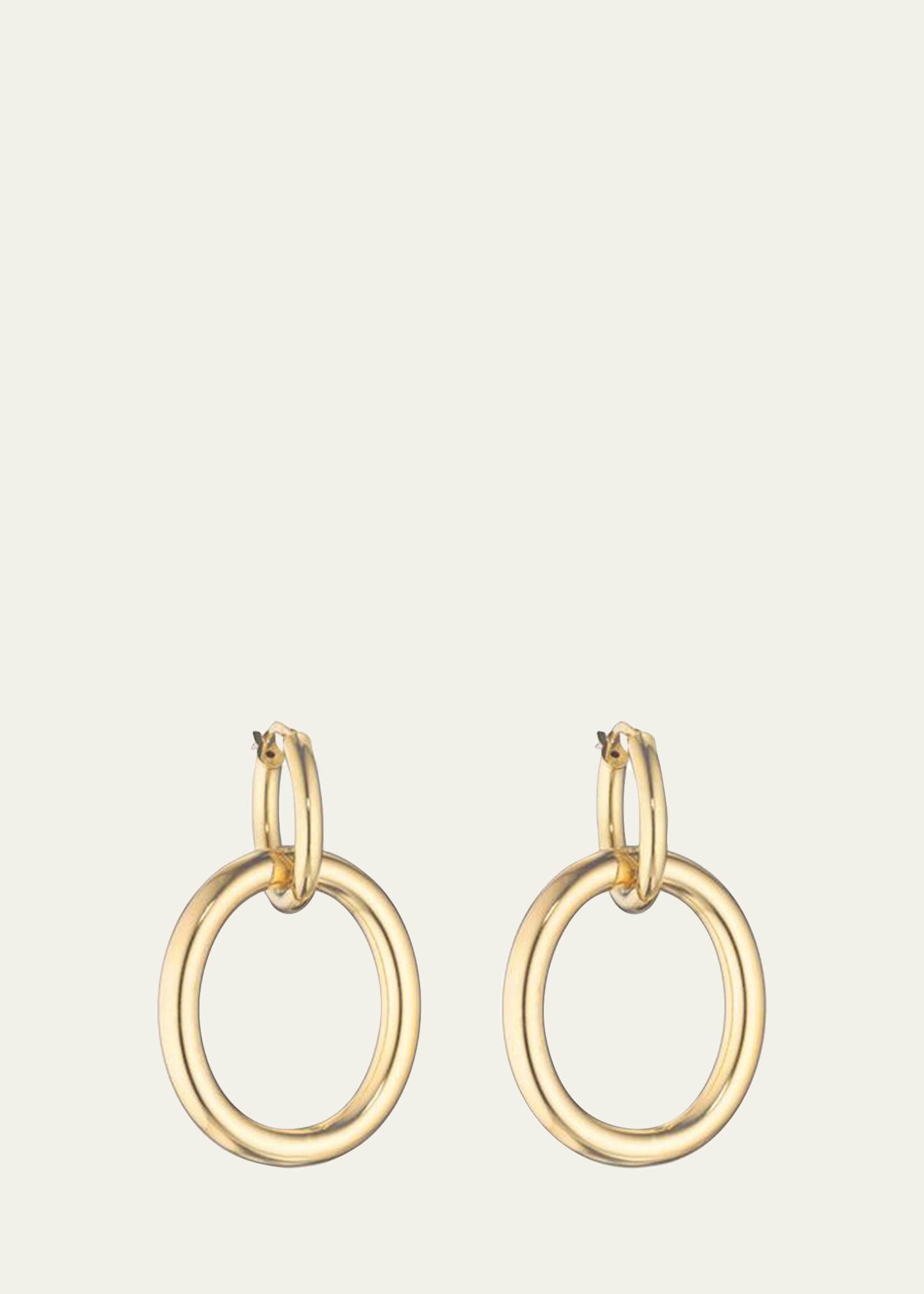 Mama 18k Gold Link Earrings
