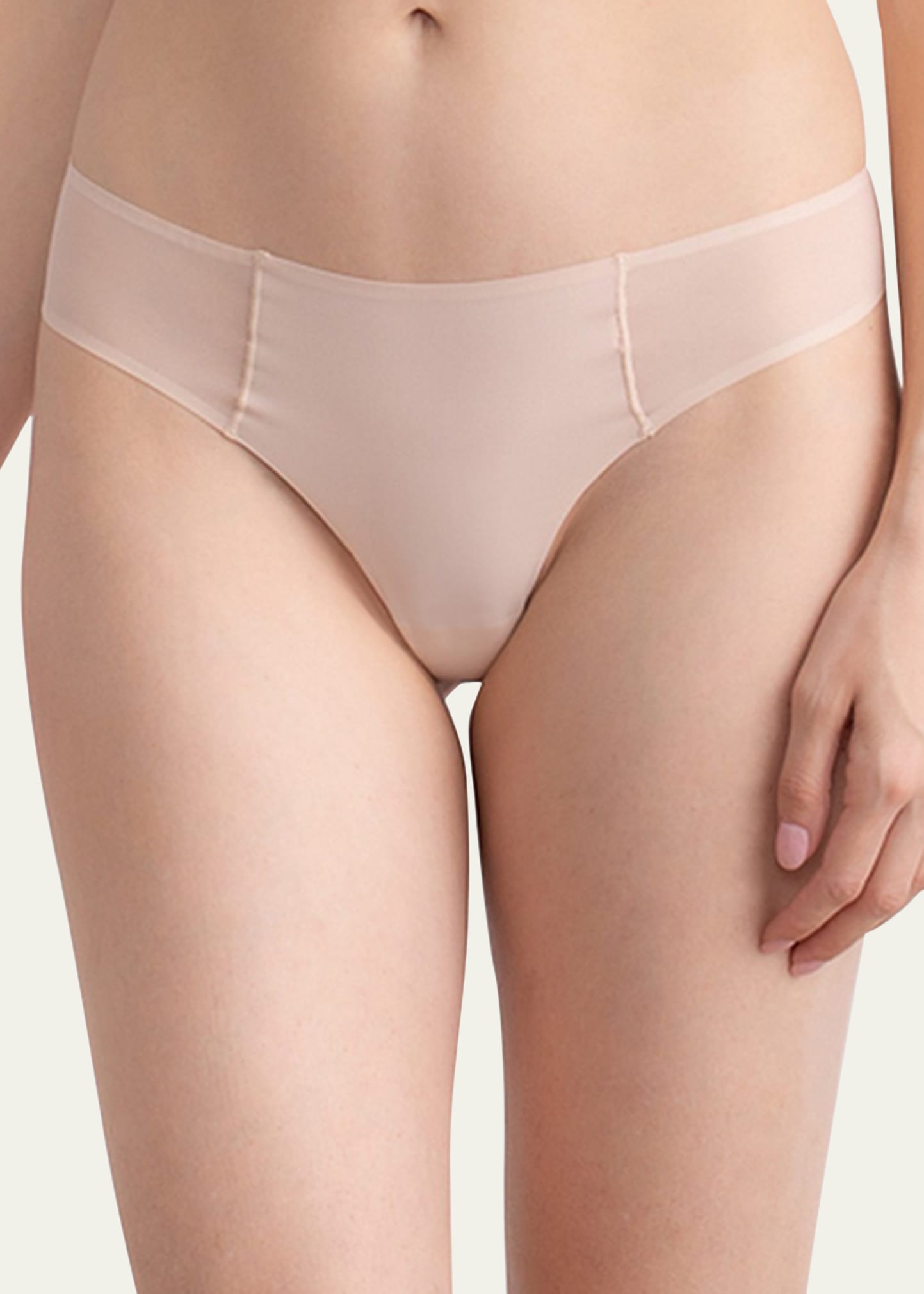 Uwila Warrior Vip Thong With Mesh In Rose Quartz