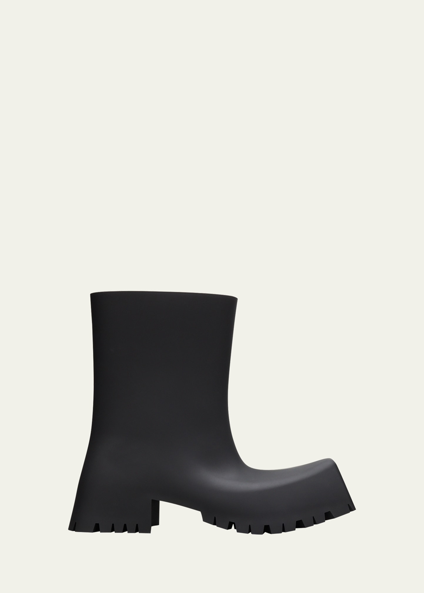 Balenciaga Trooper Rubber Boot in Black | Smart Closet