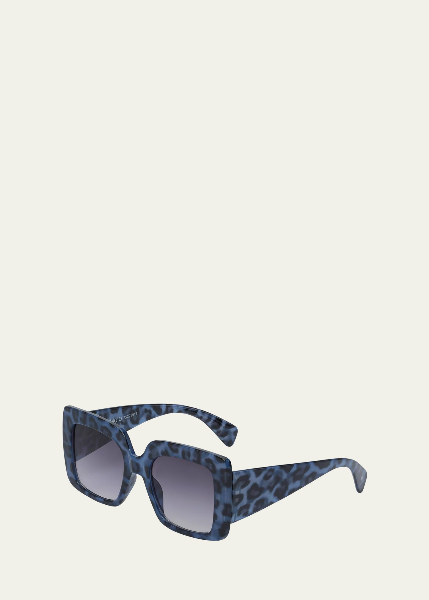Boy's Samara Block-Frame Sunglasses In Blue Jaguar