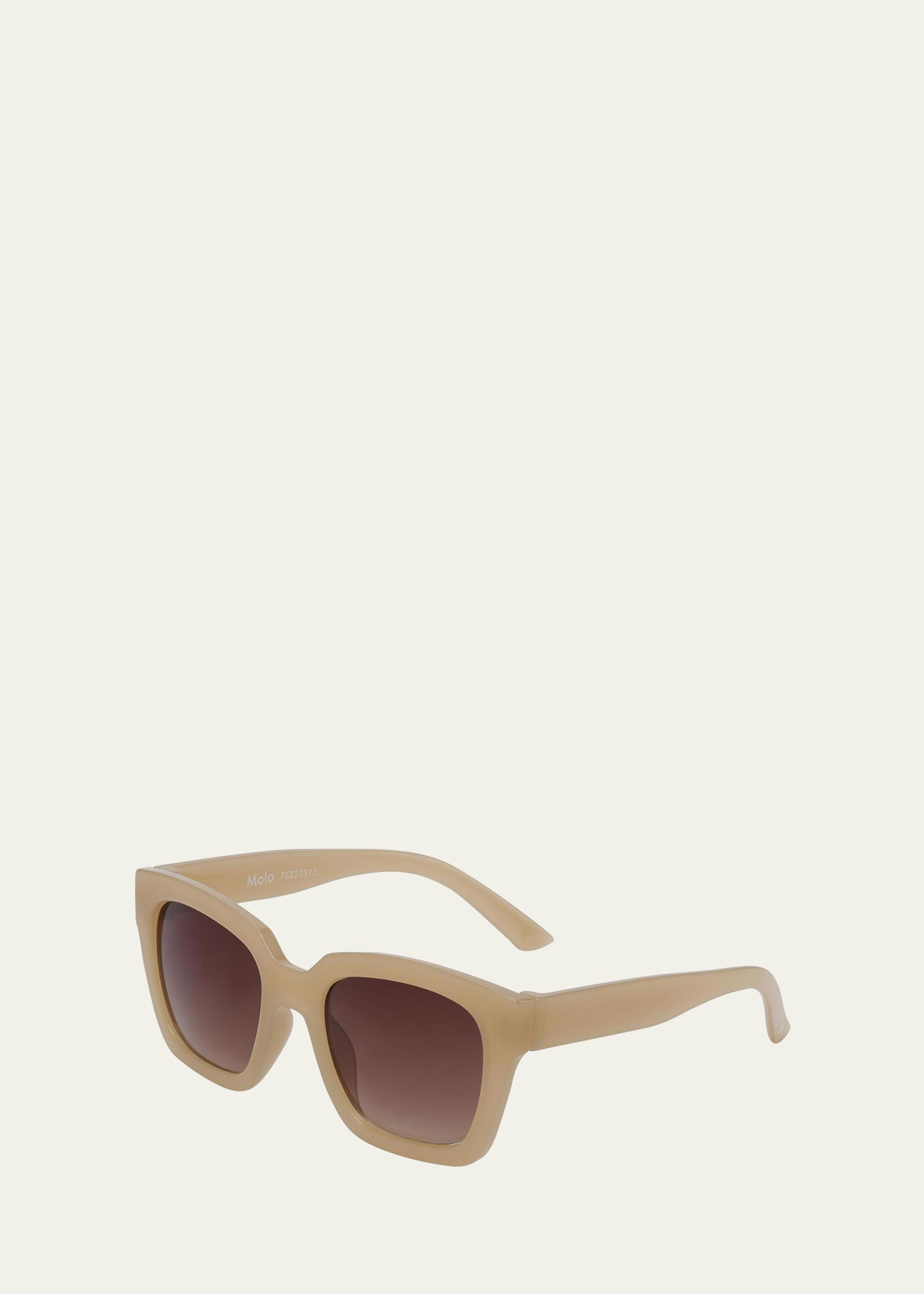 Kid's Solana Block-Frame Sunglasses In Solid Color