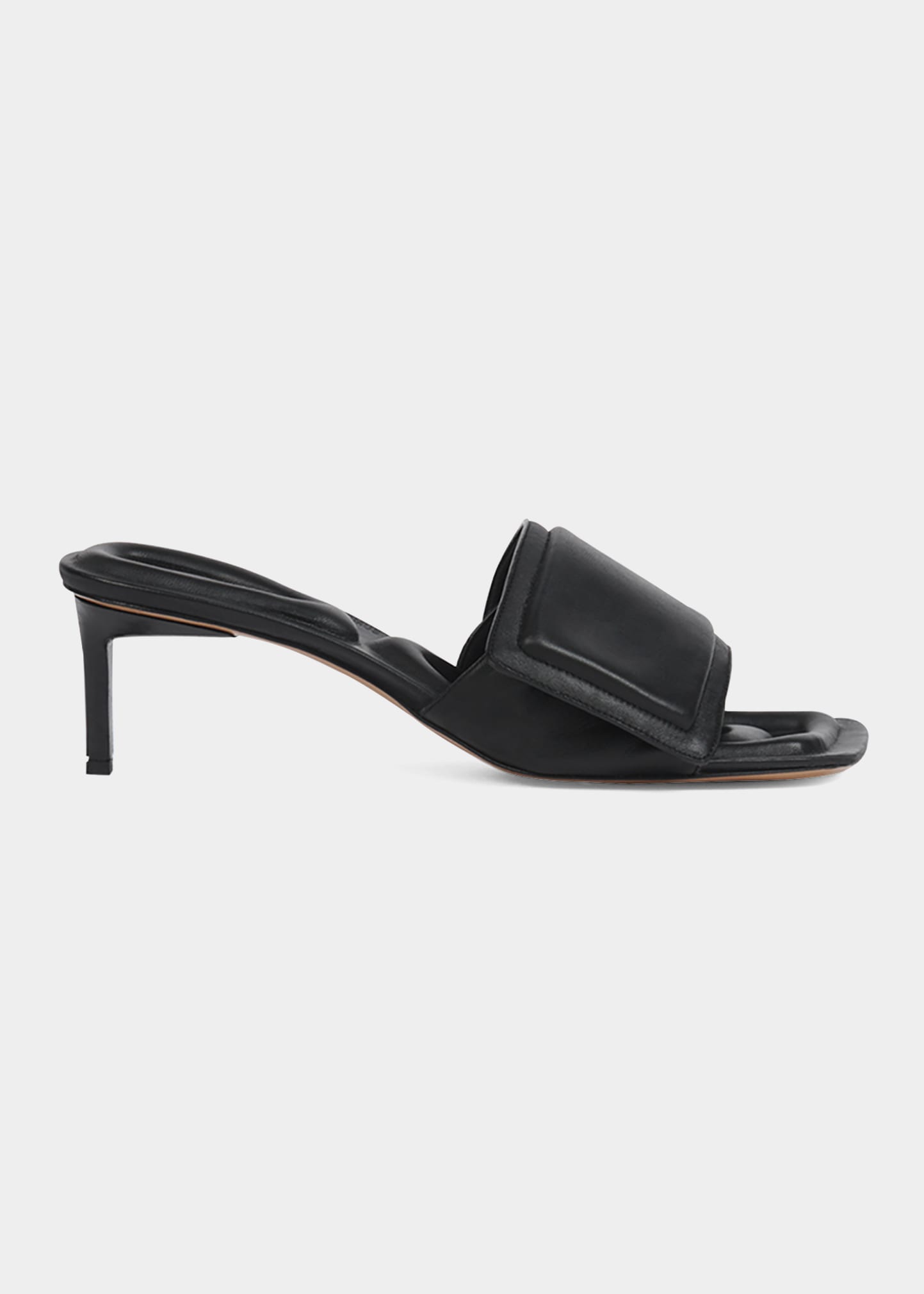 Jacquemus Leather Heels In Black