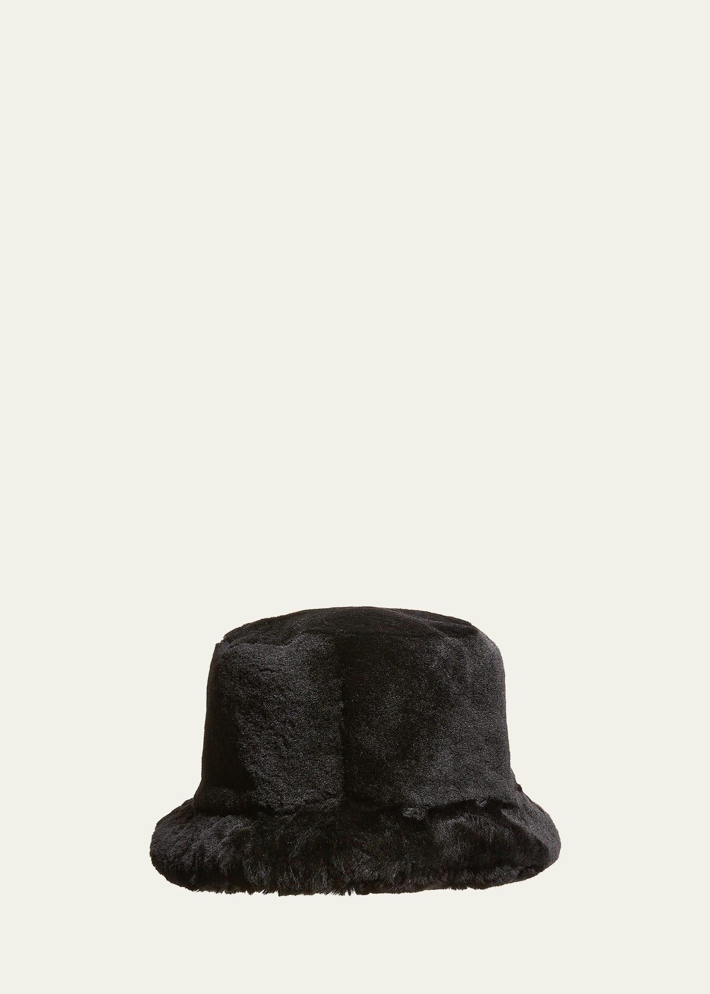 Surell Accessories Shearling Bucket Hat