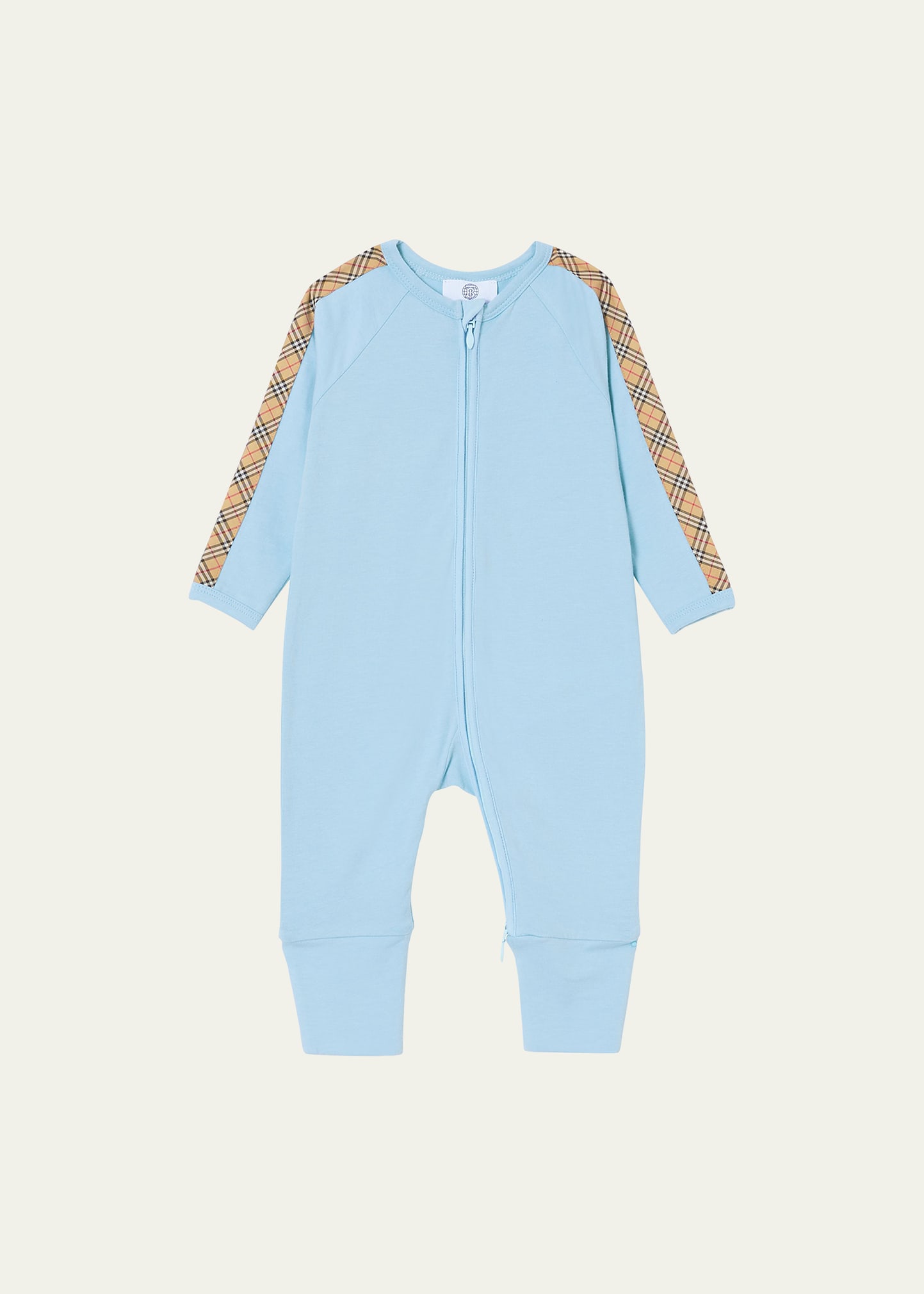 Burberry Boy's Claude 3-piece Coverall Gift Set In Powdered Blue