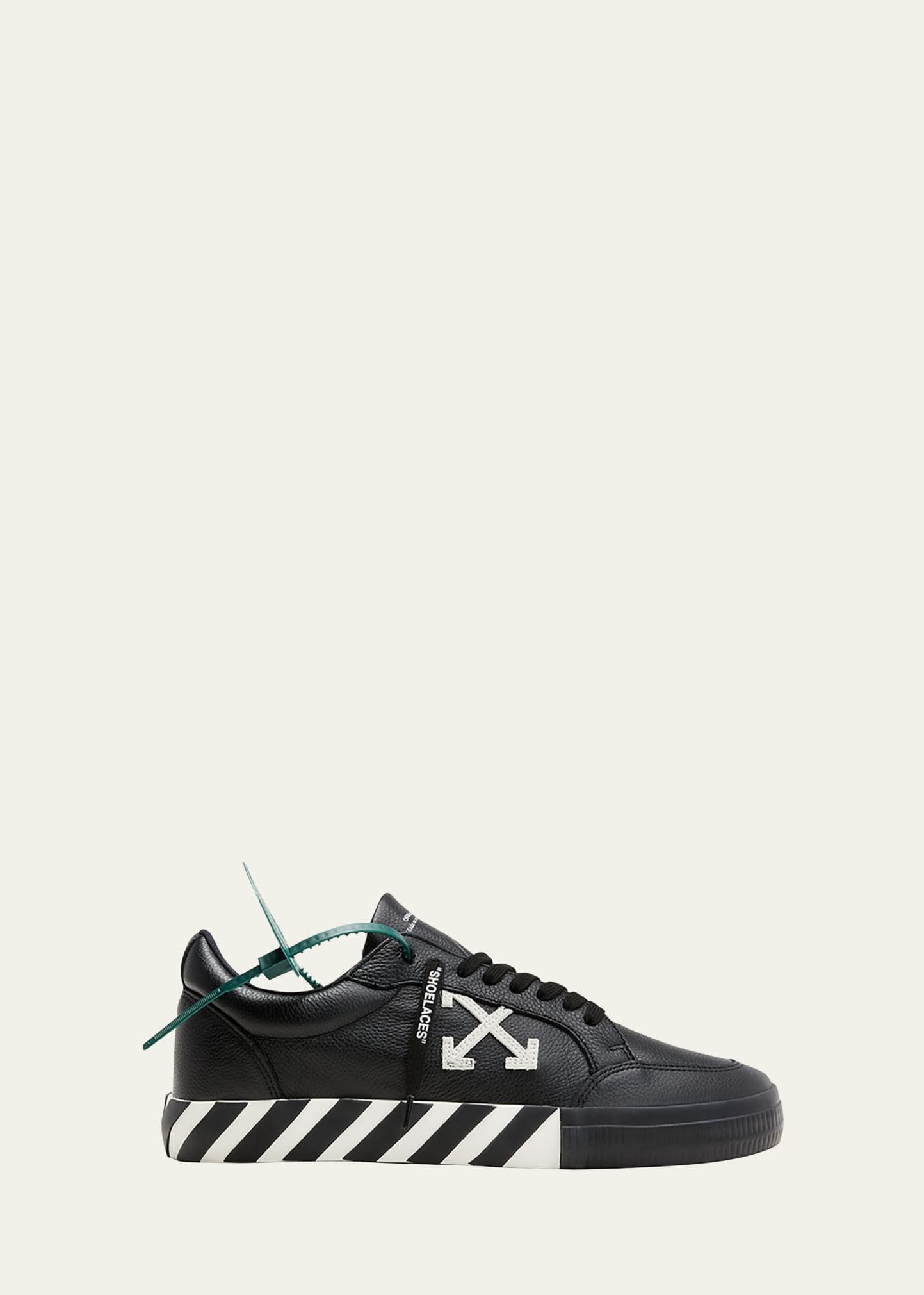 Men's Vulcanized Sole Leather Low-Top Sneakers
