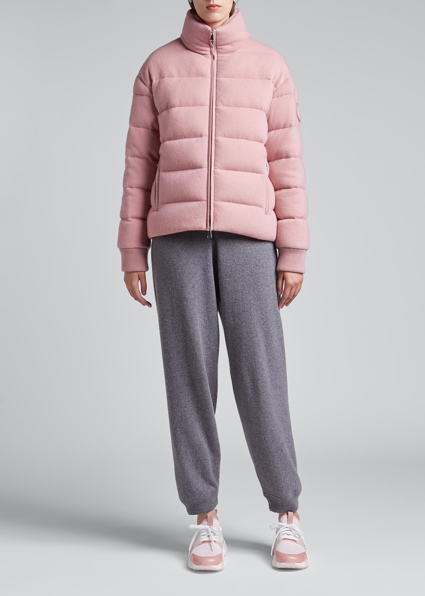 Moncler Cayeux Cashmere-Blend Down-Fill Jacket | Smart Closet