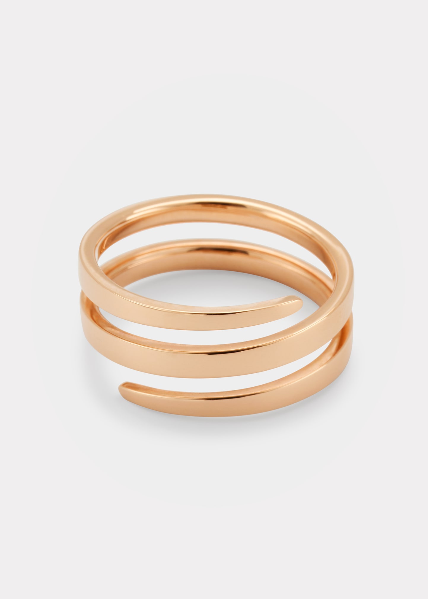 Coil Ring in 18k Rose Gold, Size 6