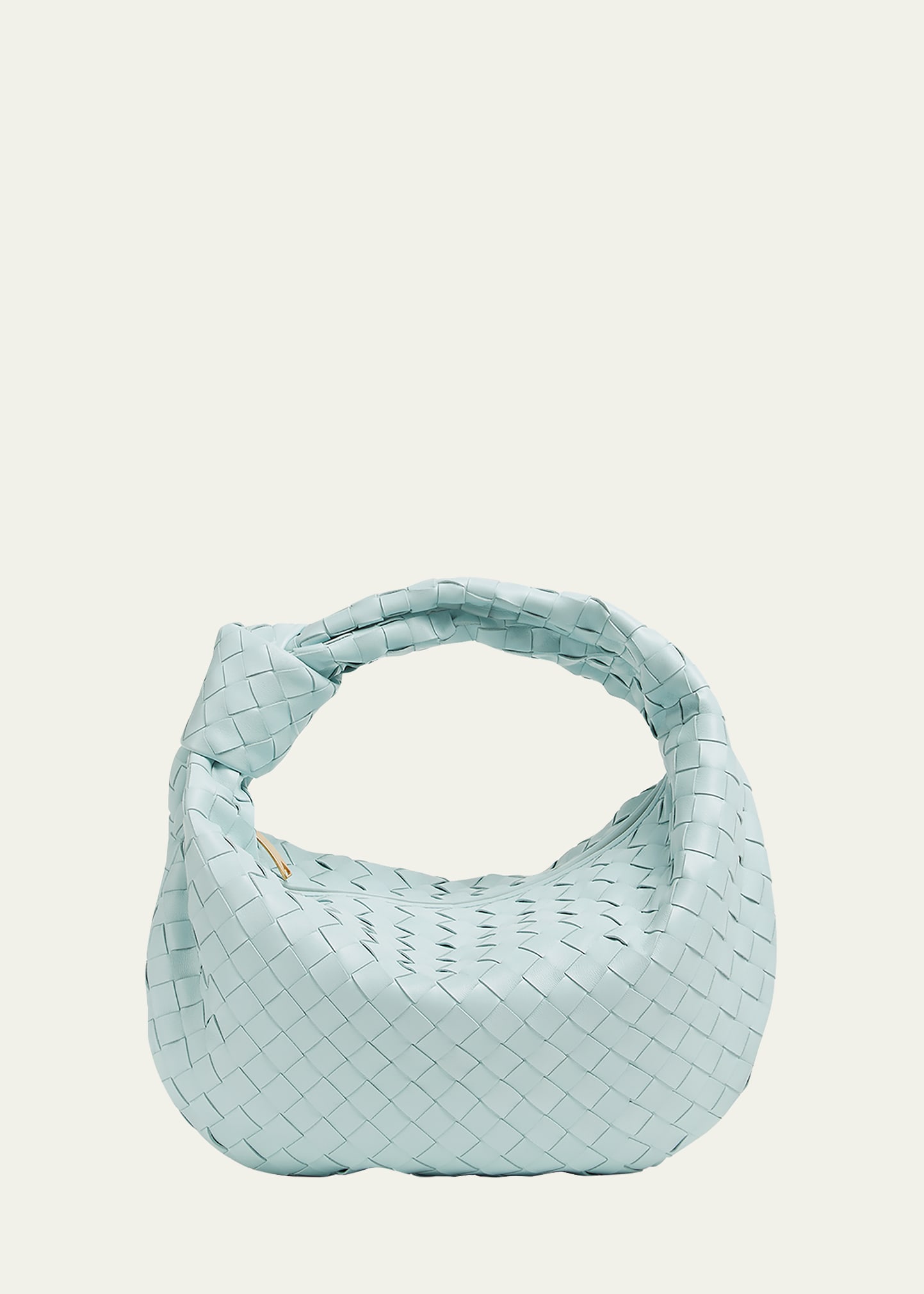 Bottega Veneta The Teen Jodie Intrecciato Hobo Bag In Teal