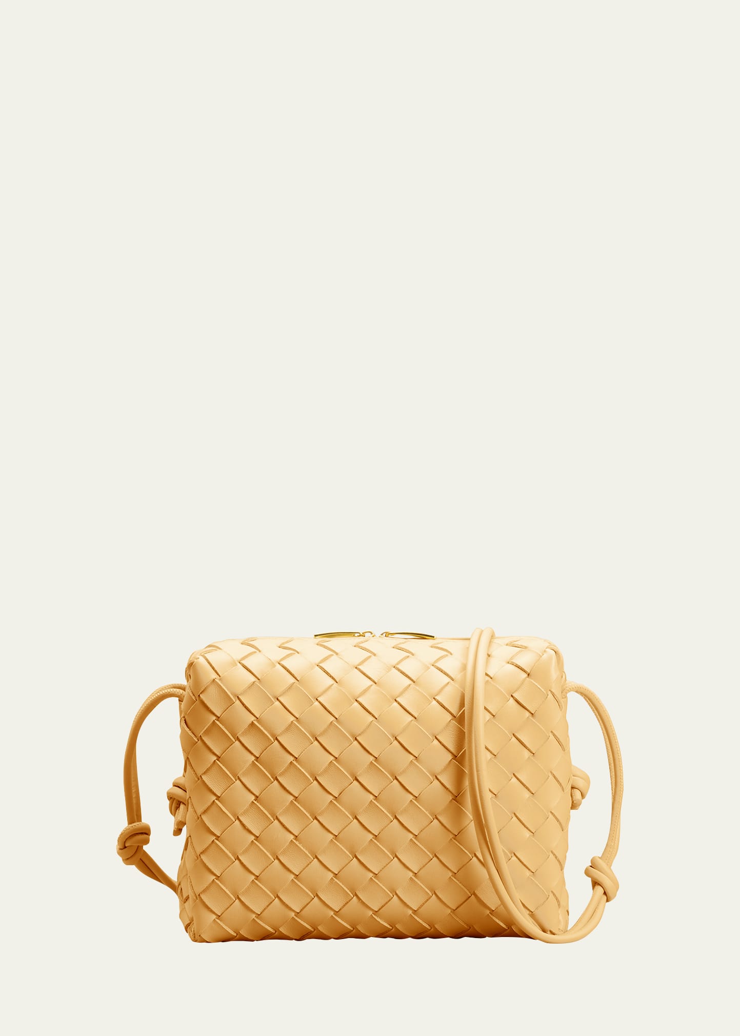 Bottega Veneta Medium Loop Intrecciato Bag In Apple Candy