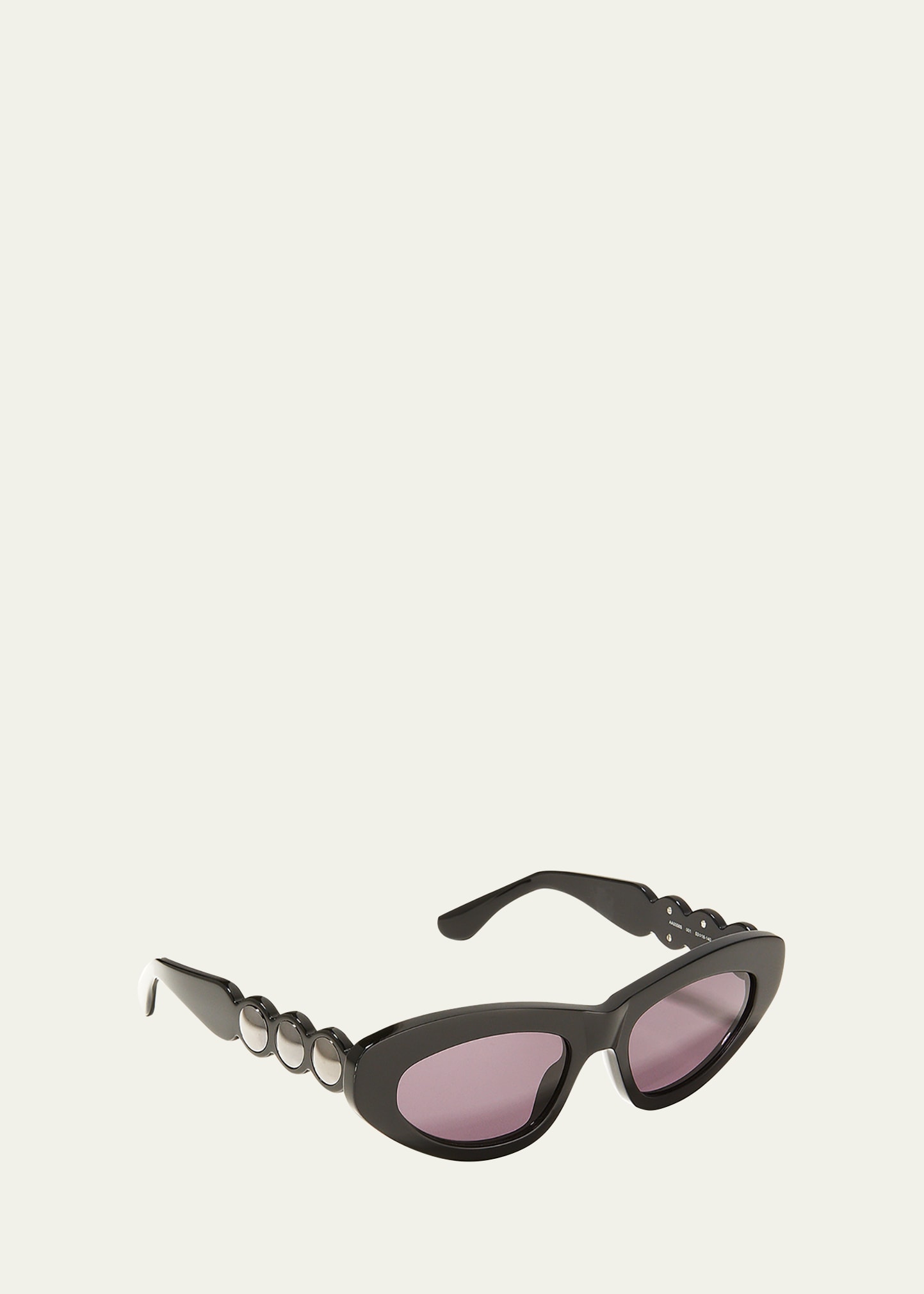 Scalloped Edge Cat Eye Sunglasses