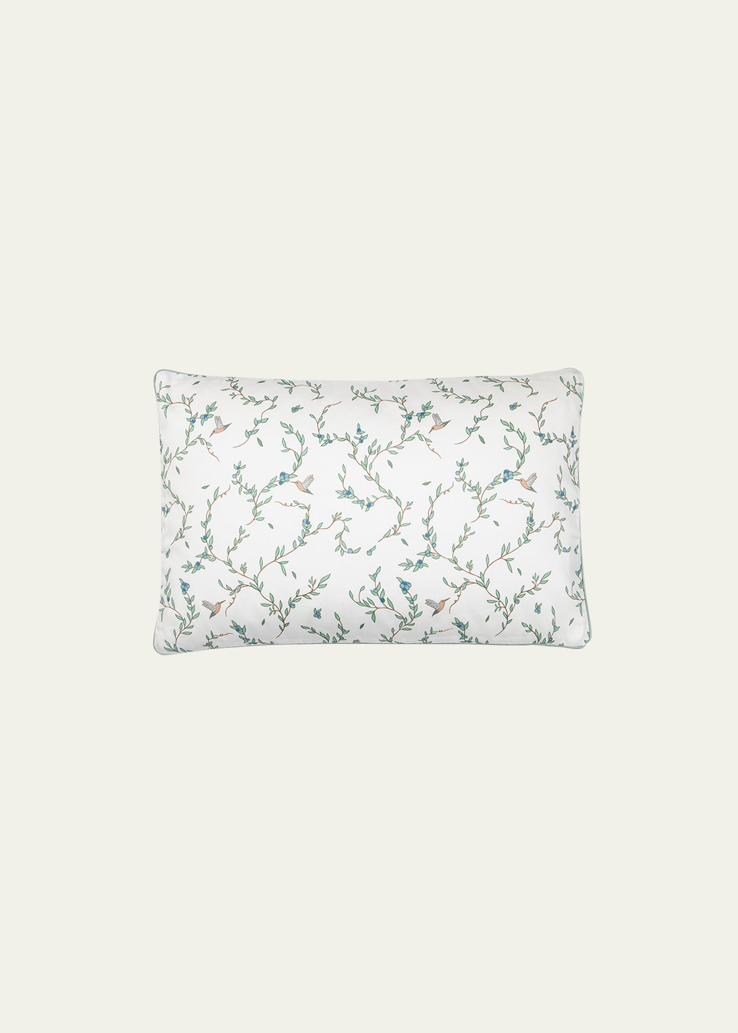 Gooselings Secret Garden Printed Pillow In White