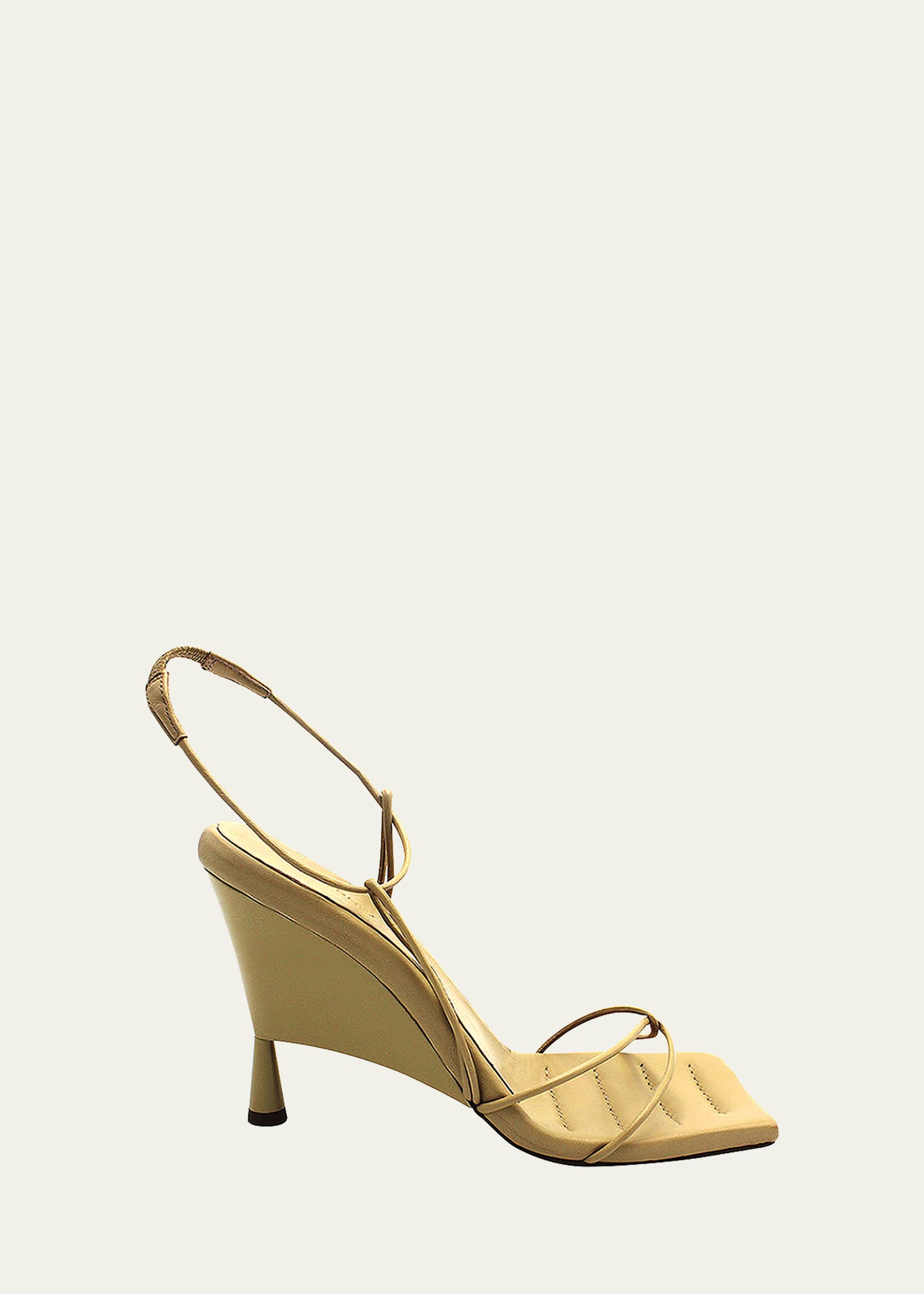 GIA/RHW Rosie Leather Strappy Wedge Sandals
